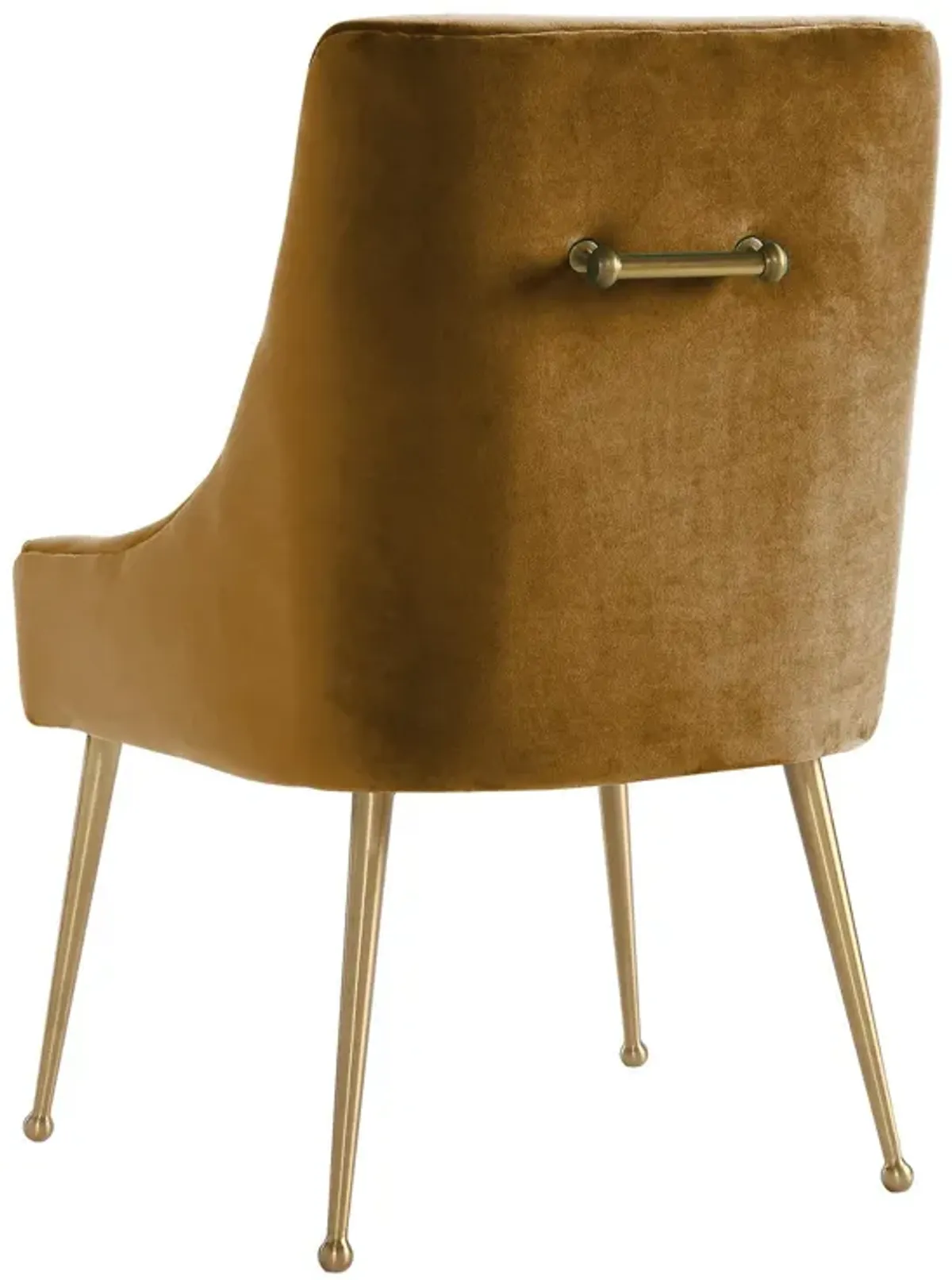 Beatrix Cognac Velvet Side Chair