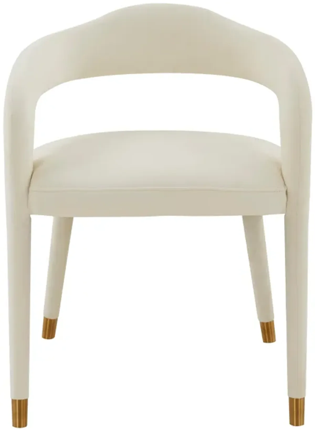 Lucia Cream Velvet Dining Chair