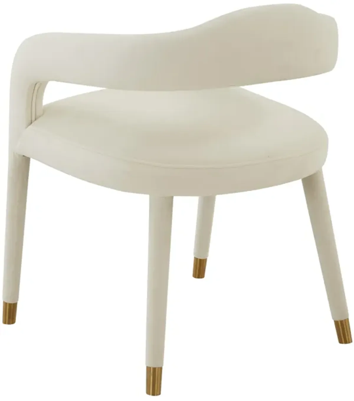 Lucia Cream Velvet Dining Chair