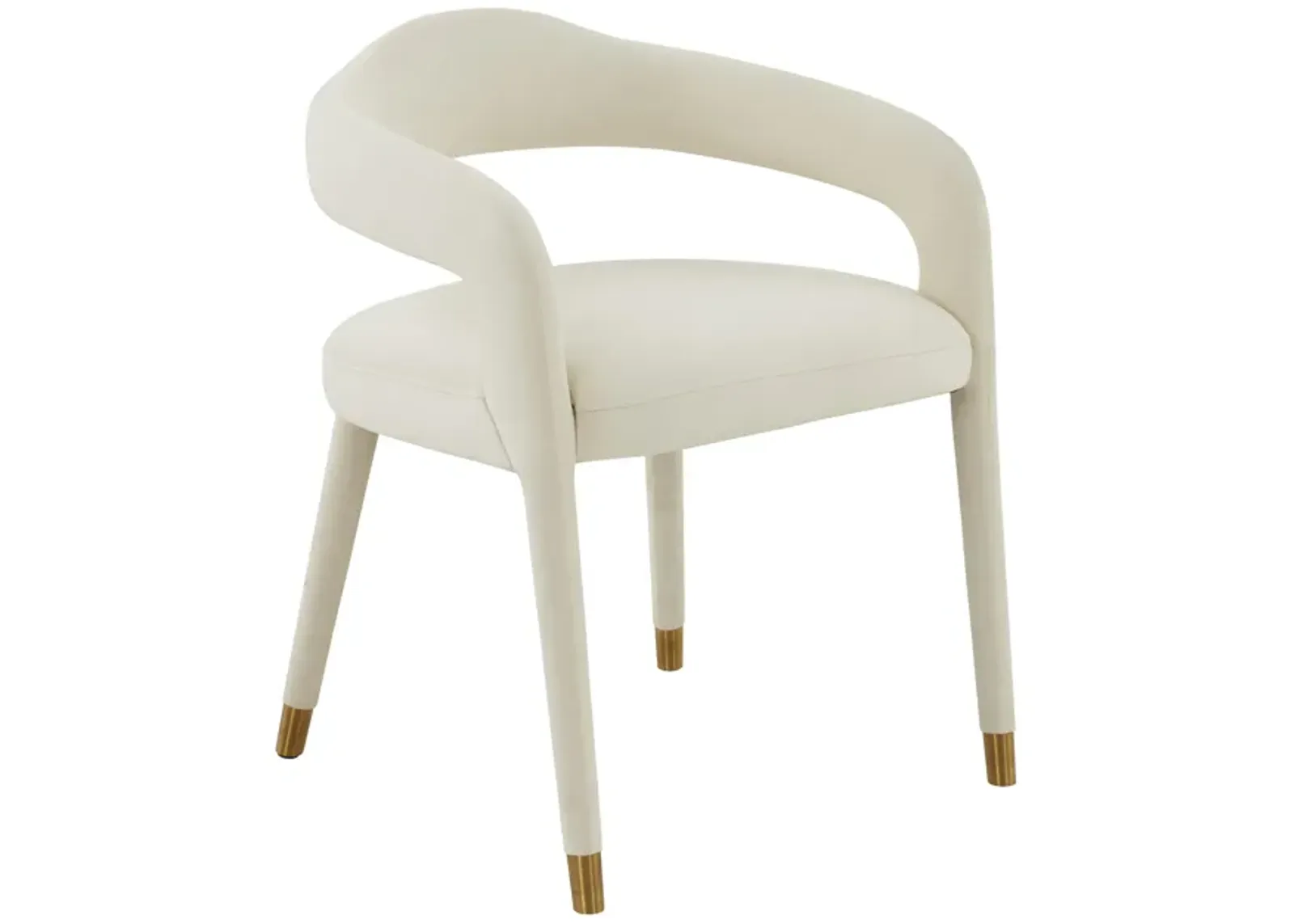 Lucia Cream Velvet Dining Chair