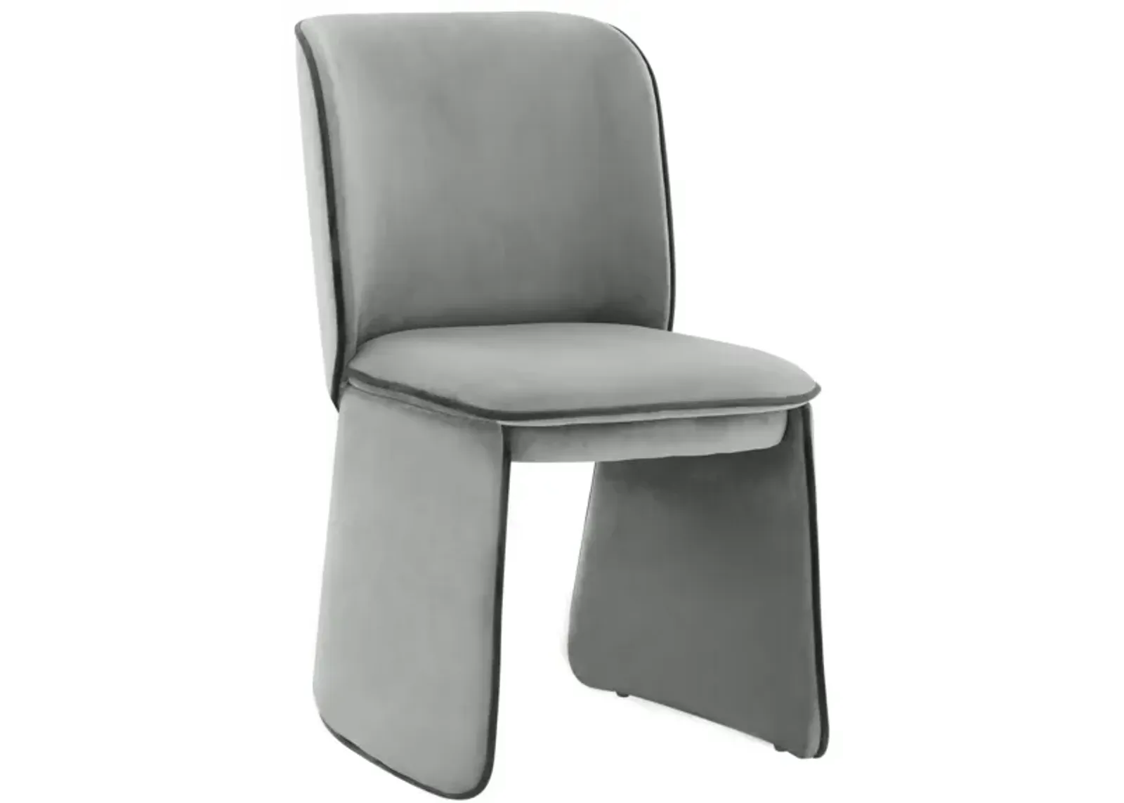 Kinsley Grey Velvet Dining Chair