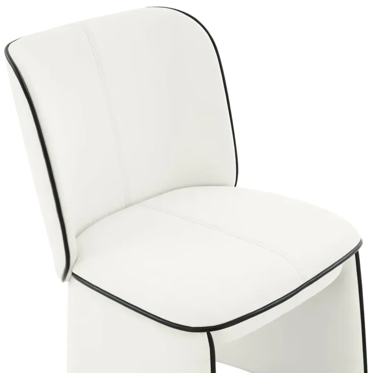 Kinsley Cream Performance Vegan Leather Dining Chair