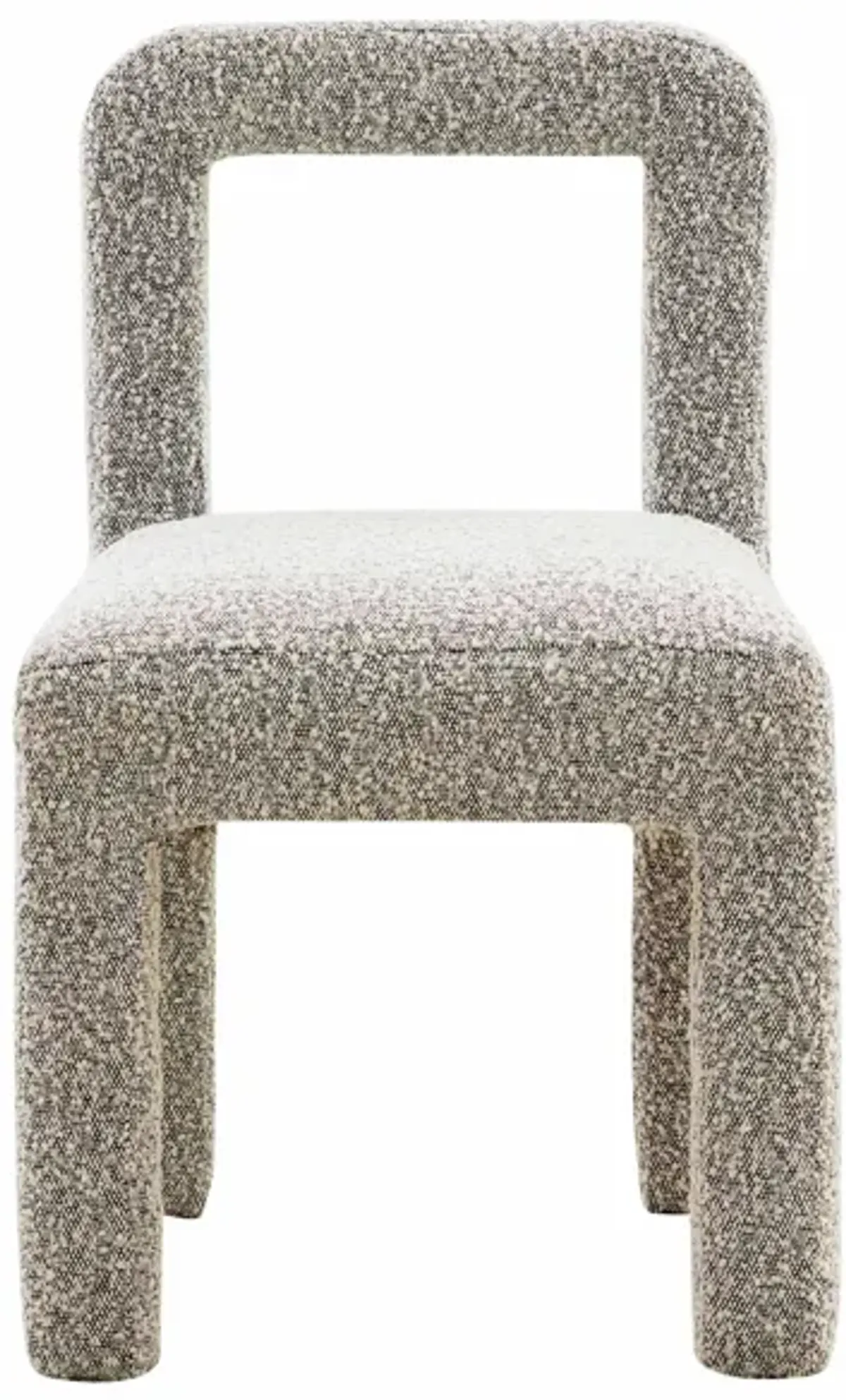 Hazel Grey Boucle Dining Chair