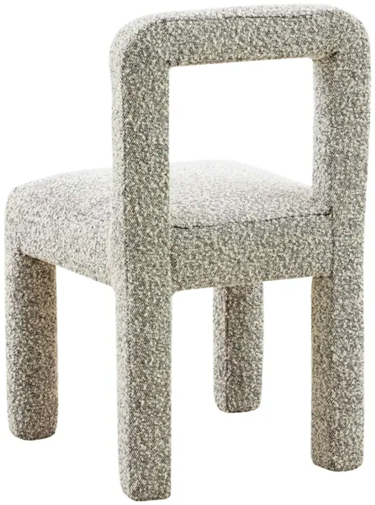 Hazel Grey Boucle Dining Chair