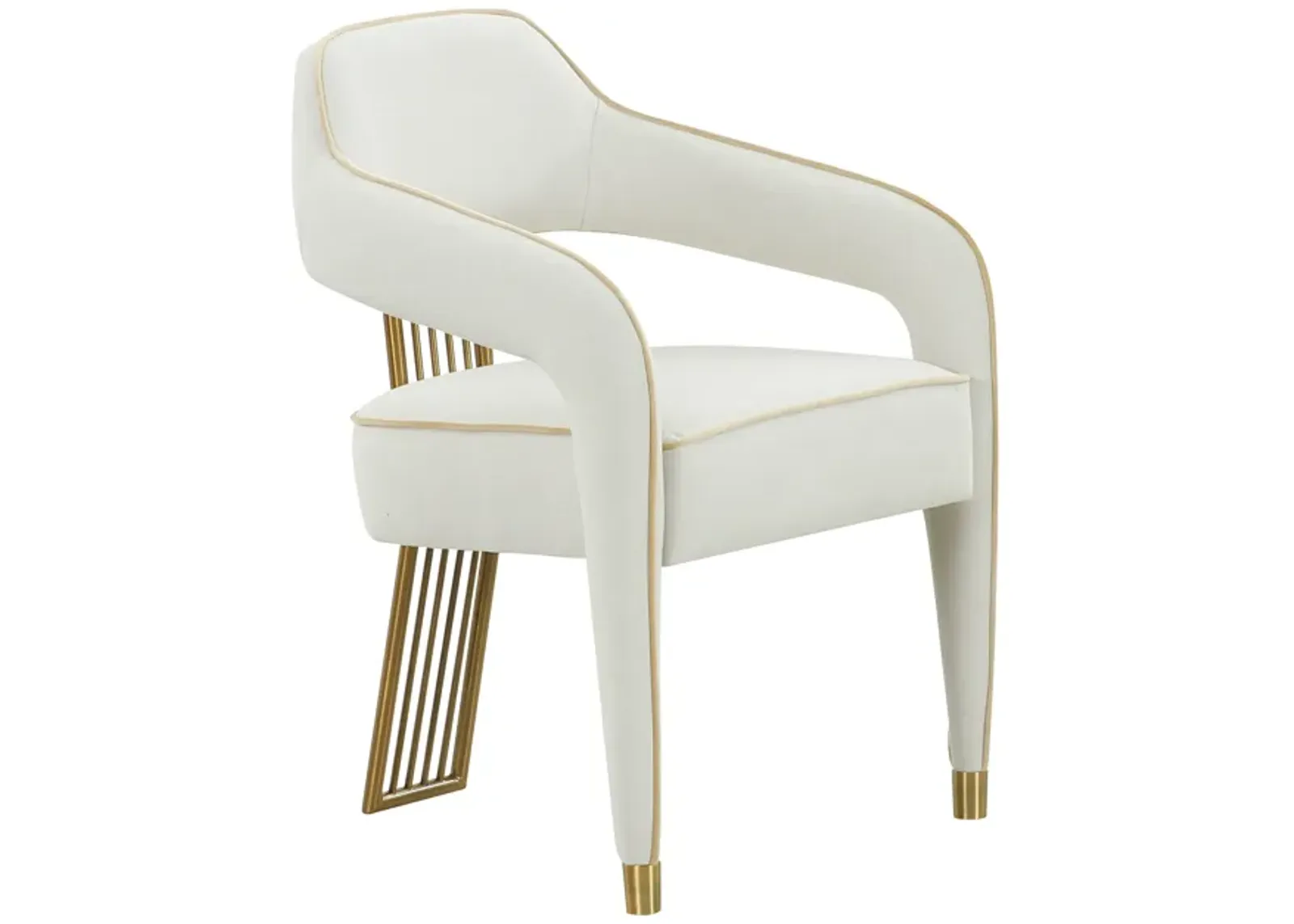 Corralis Cream Performance Linen Dining Chair