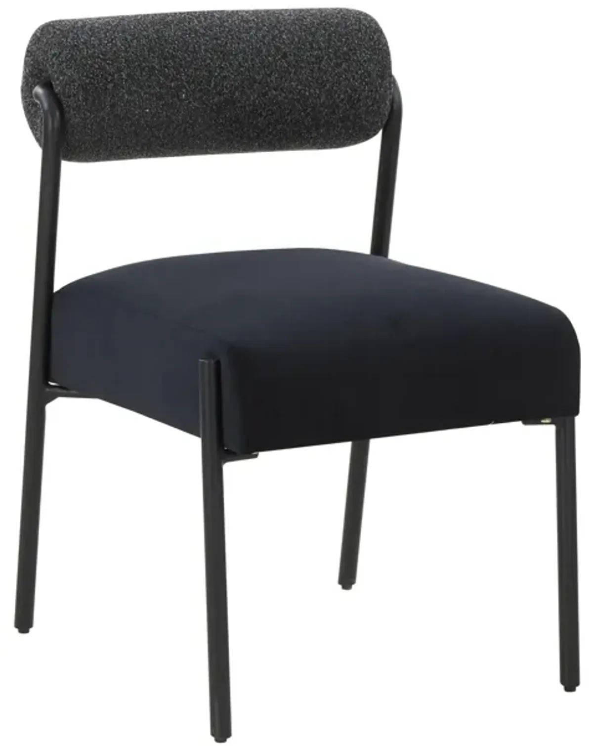 Jolene Black Velvet Dining Chair - Set of 2