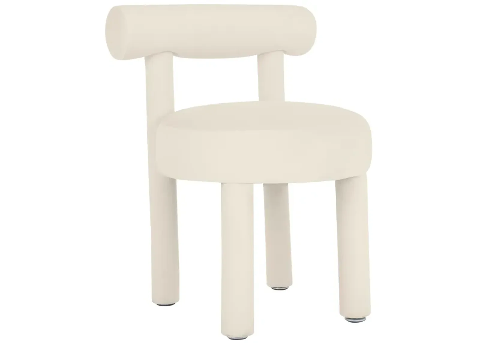 Carmel Cream Velvet Dining Chair