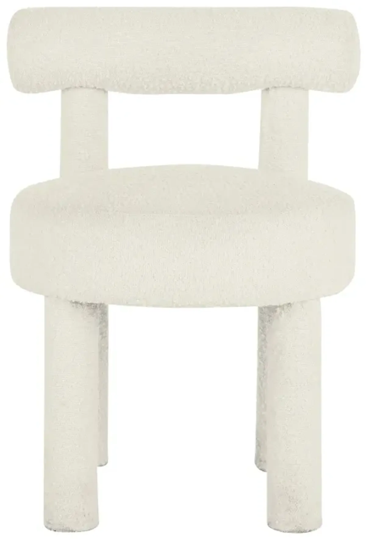 Carmel Cream Performance Boucle Dining Chair