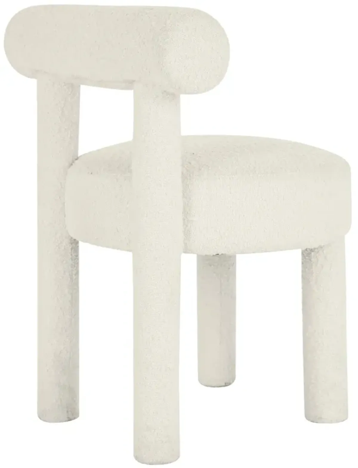 Carmel Cream Performance Boucle Dining Chair