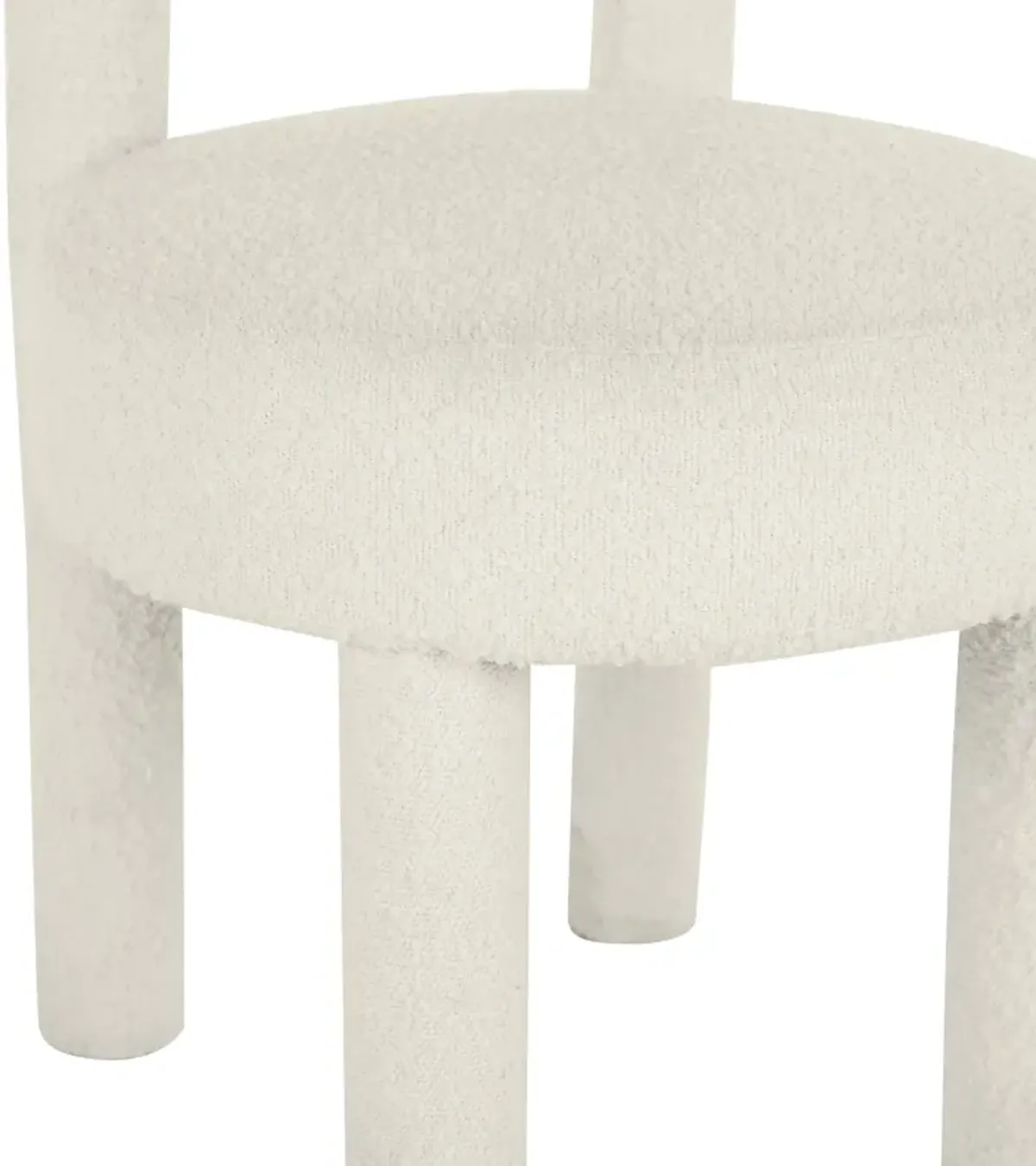 Carmel Cream Performance Boucle Dining Chair