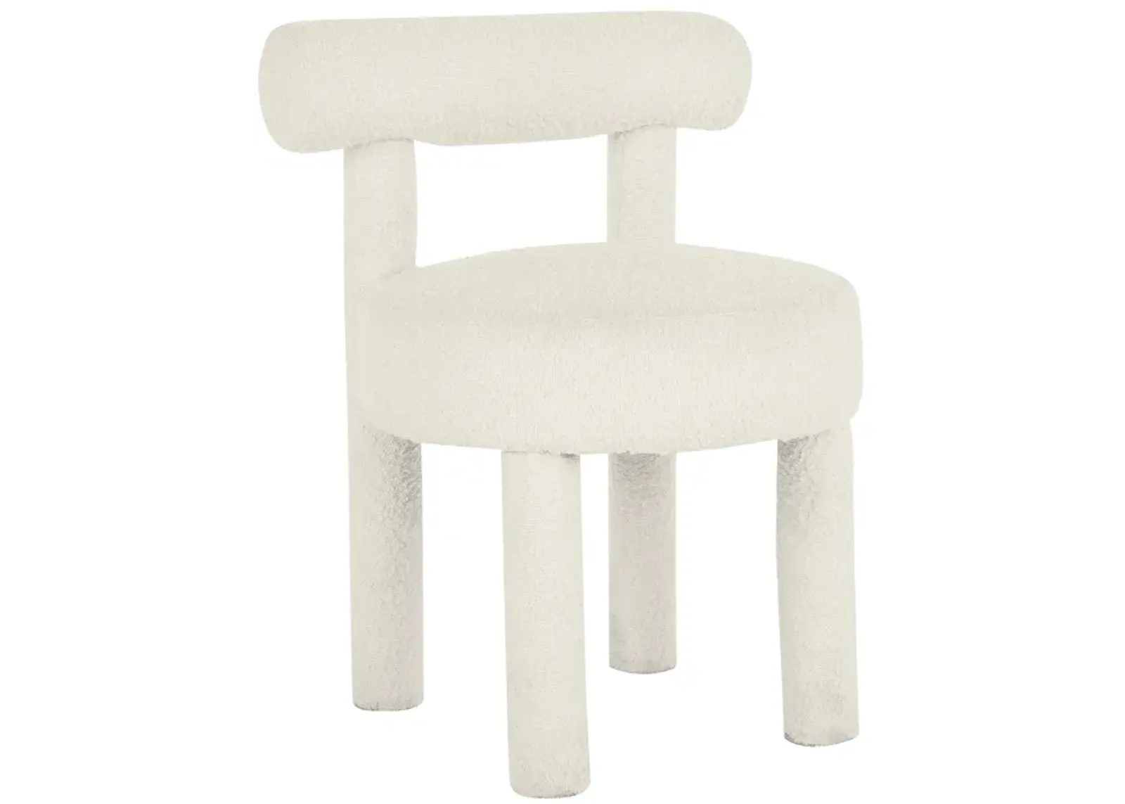 Carmel Cream Performance Boucle Dining Chair