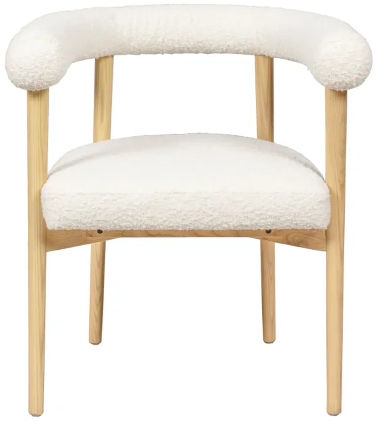 Spara Cream Performance Boucle Dining Chair