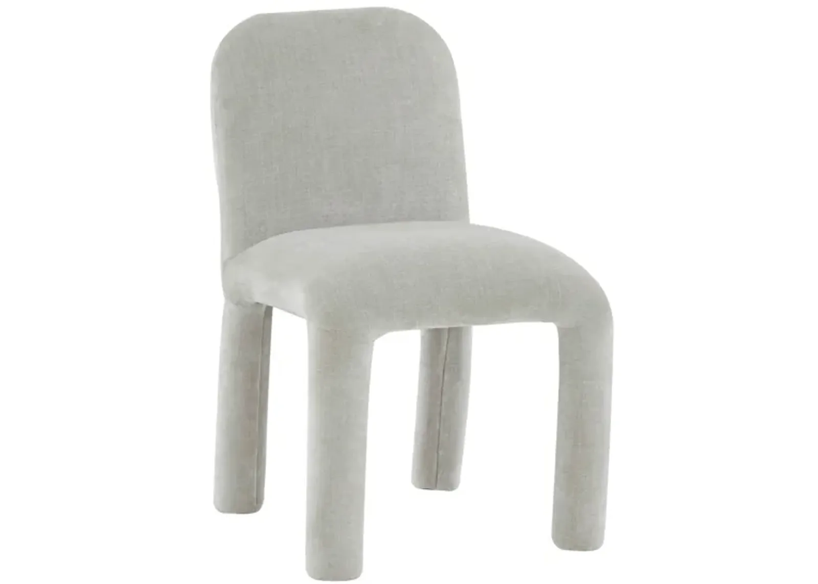 Georgia Light Grey Performance Chenille Dining Chair