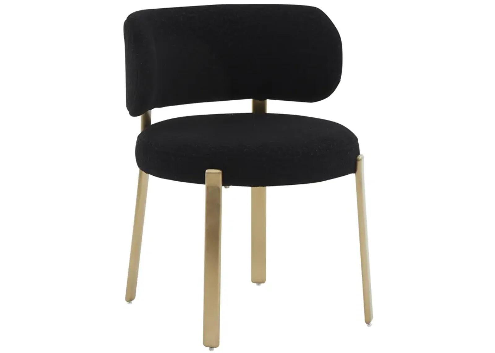 Margaret Black Performance Boucle Dining Chair