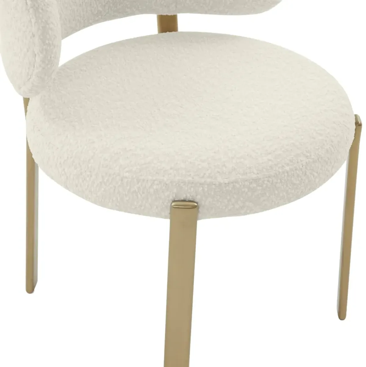 Margaret Cream Performance Boucle Dining Chair