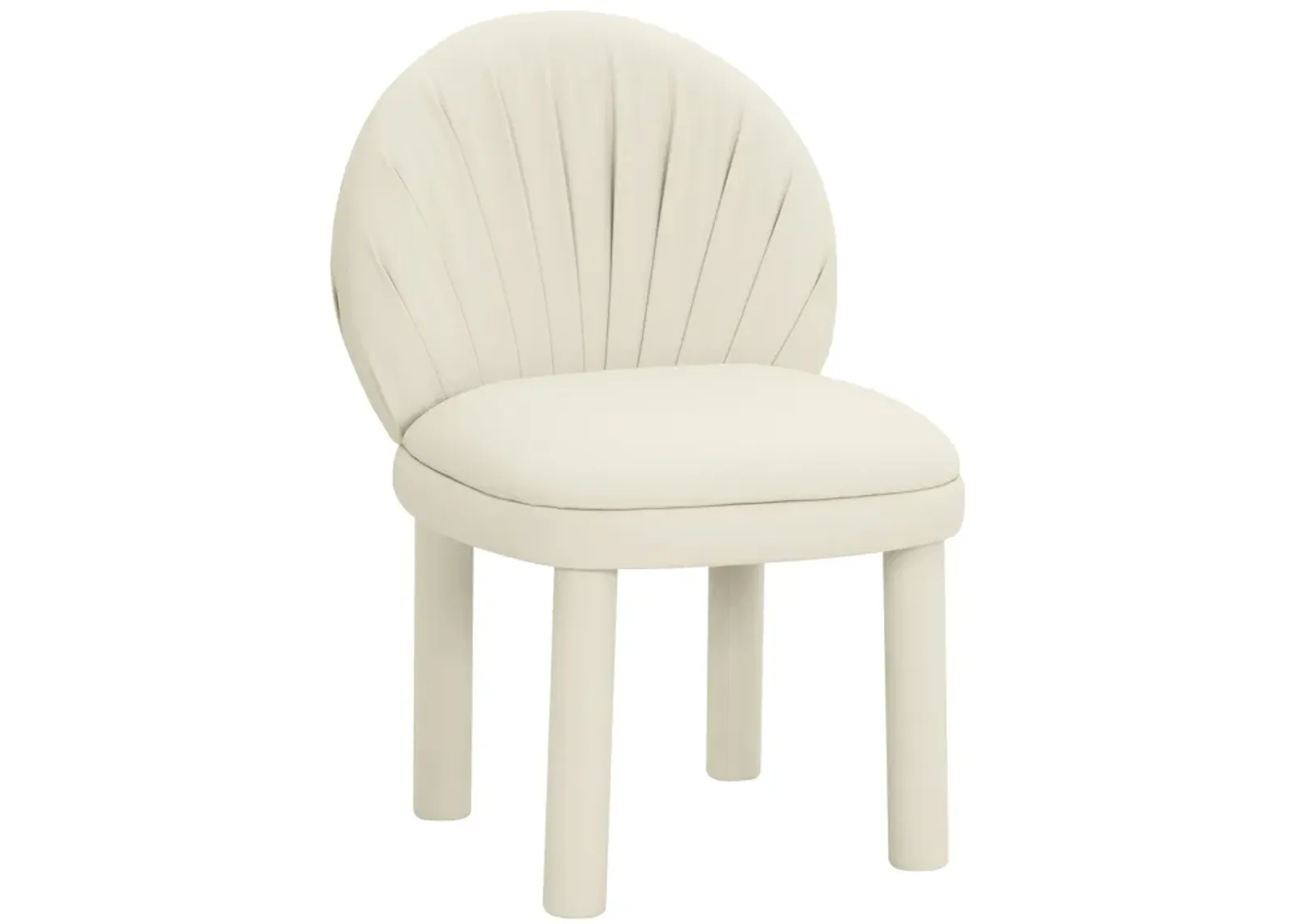 Aliyah Cream Performance Vegan Leather Dining Chair