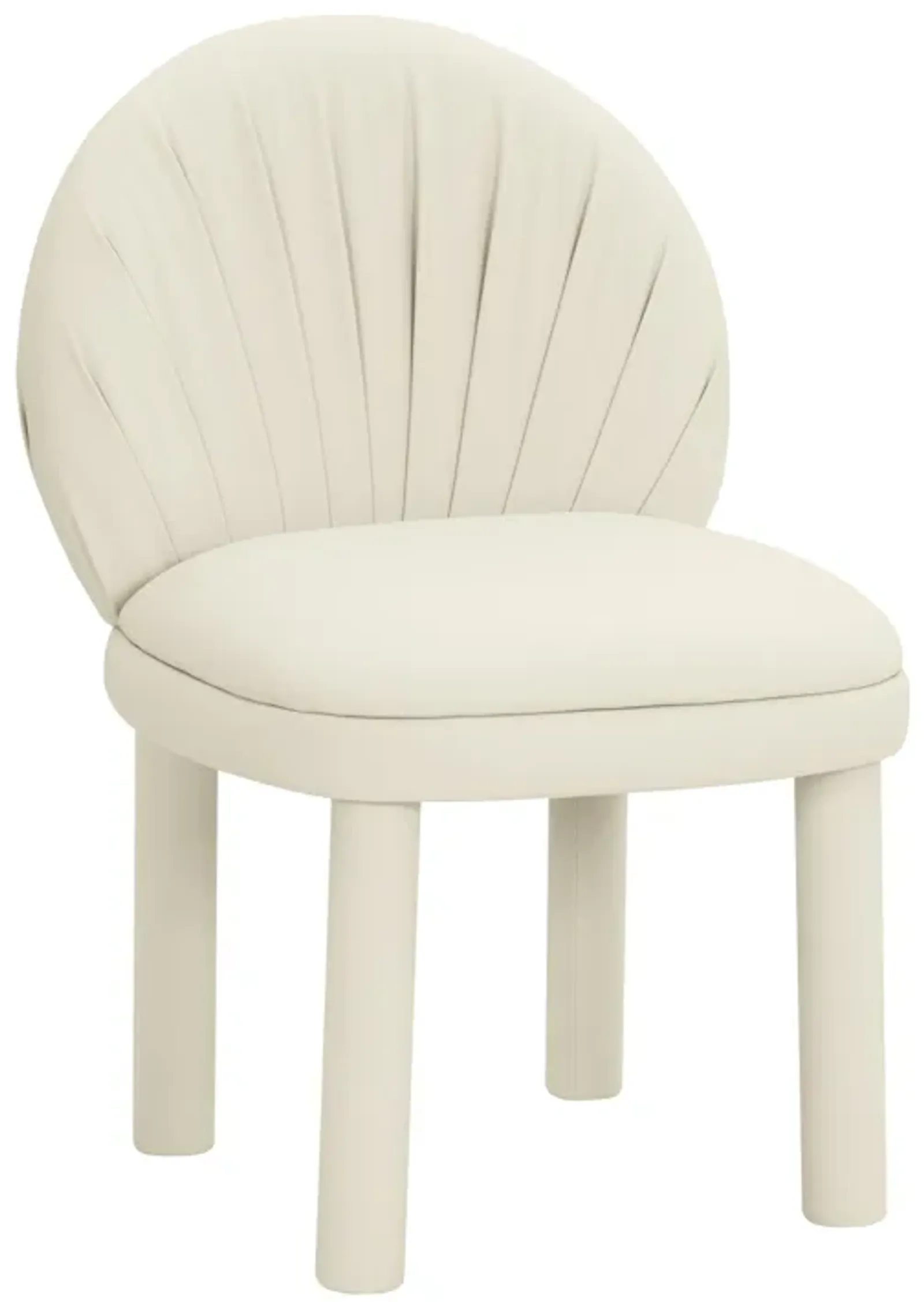 Aliyah Cream Performance Vegan Leather Dining Chair