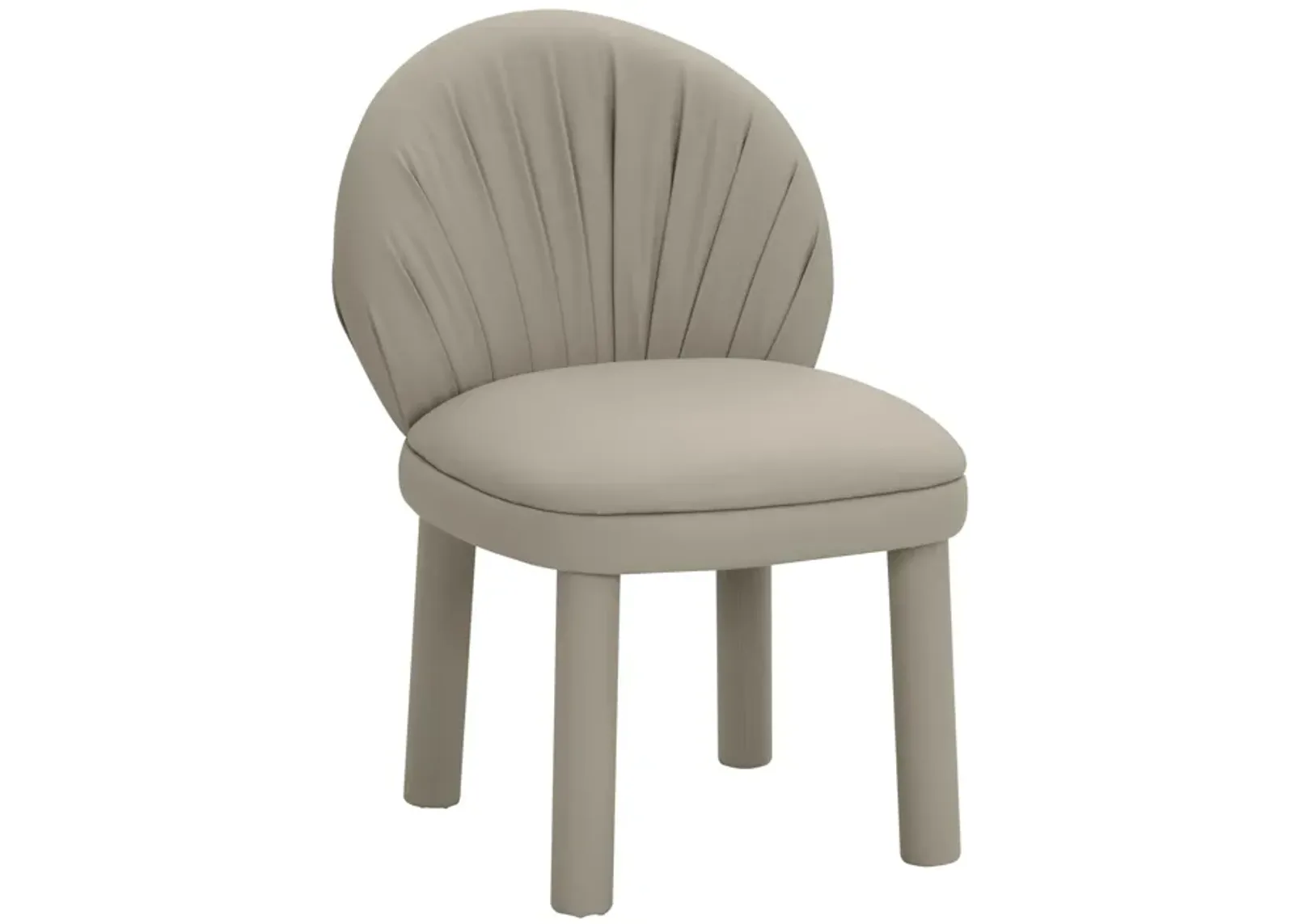 Aliyah Grey Performance Vegan Leather Dining Chair