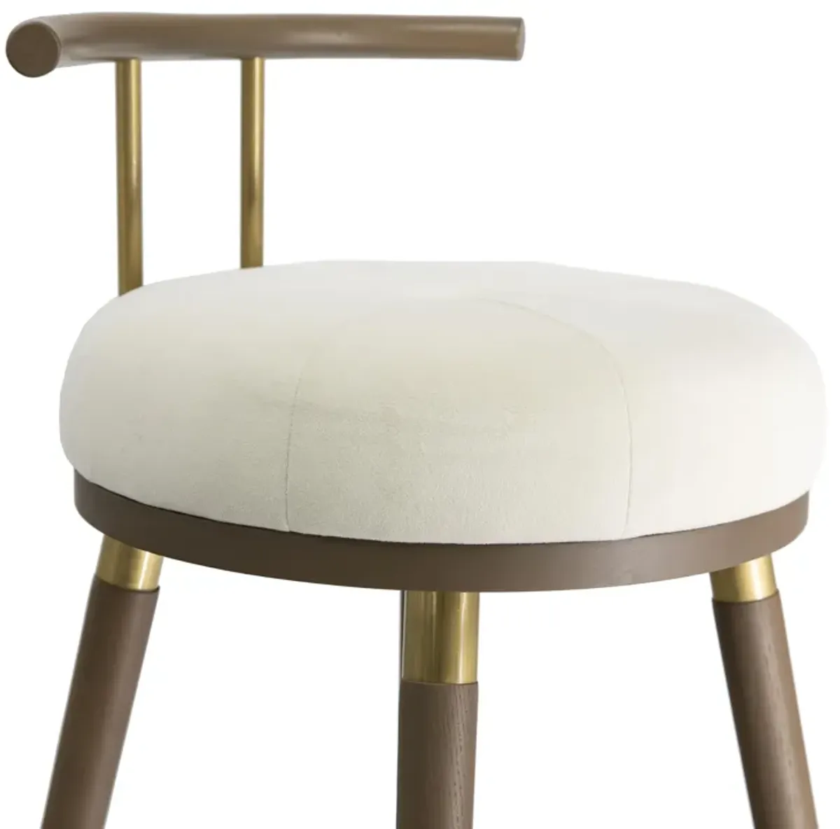 Juniper Cream Velvet Barstool