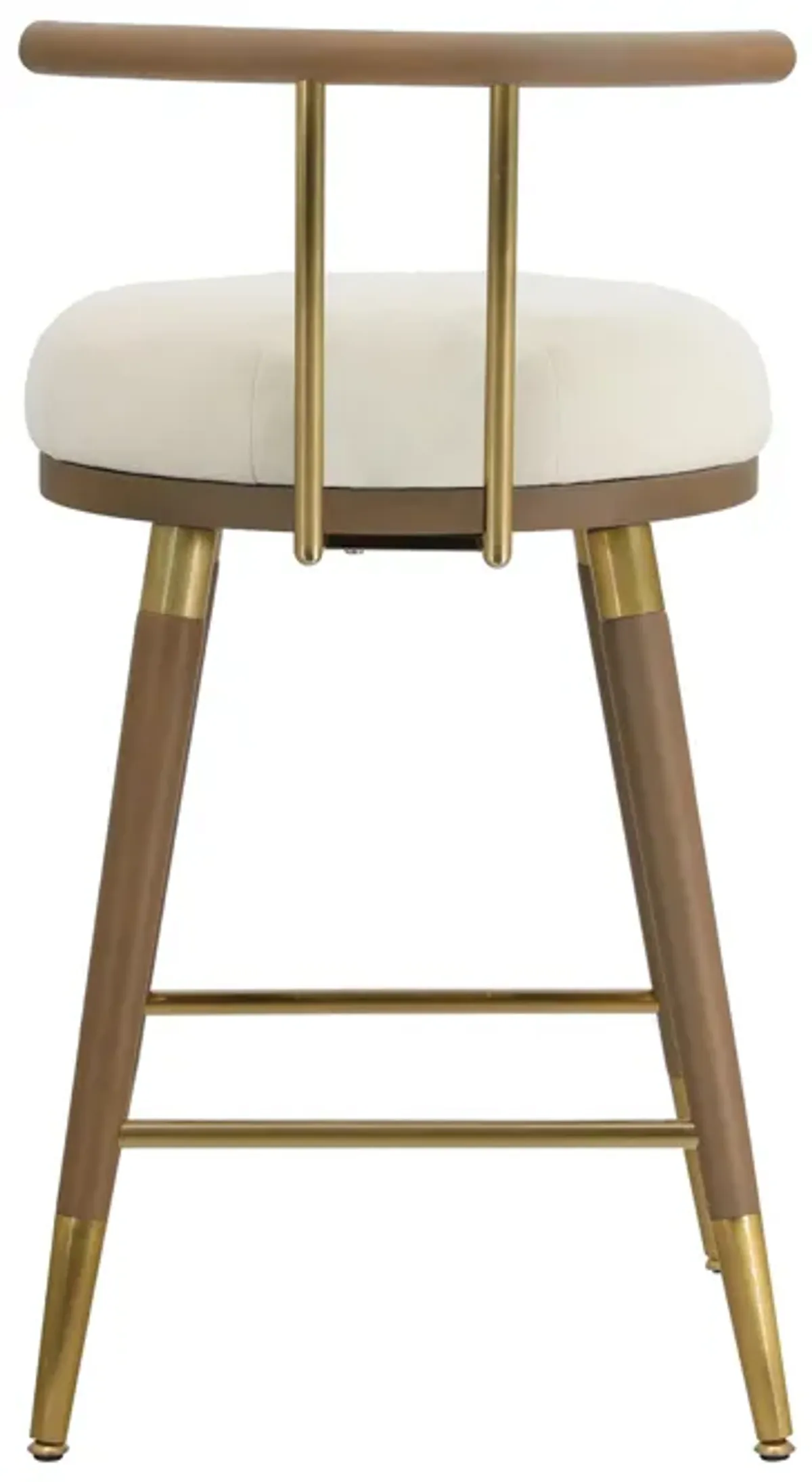 Juniper Cream Velvet Counter Stool