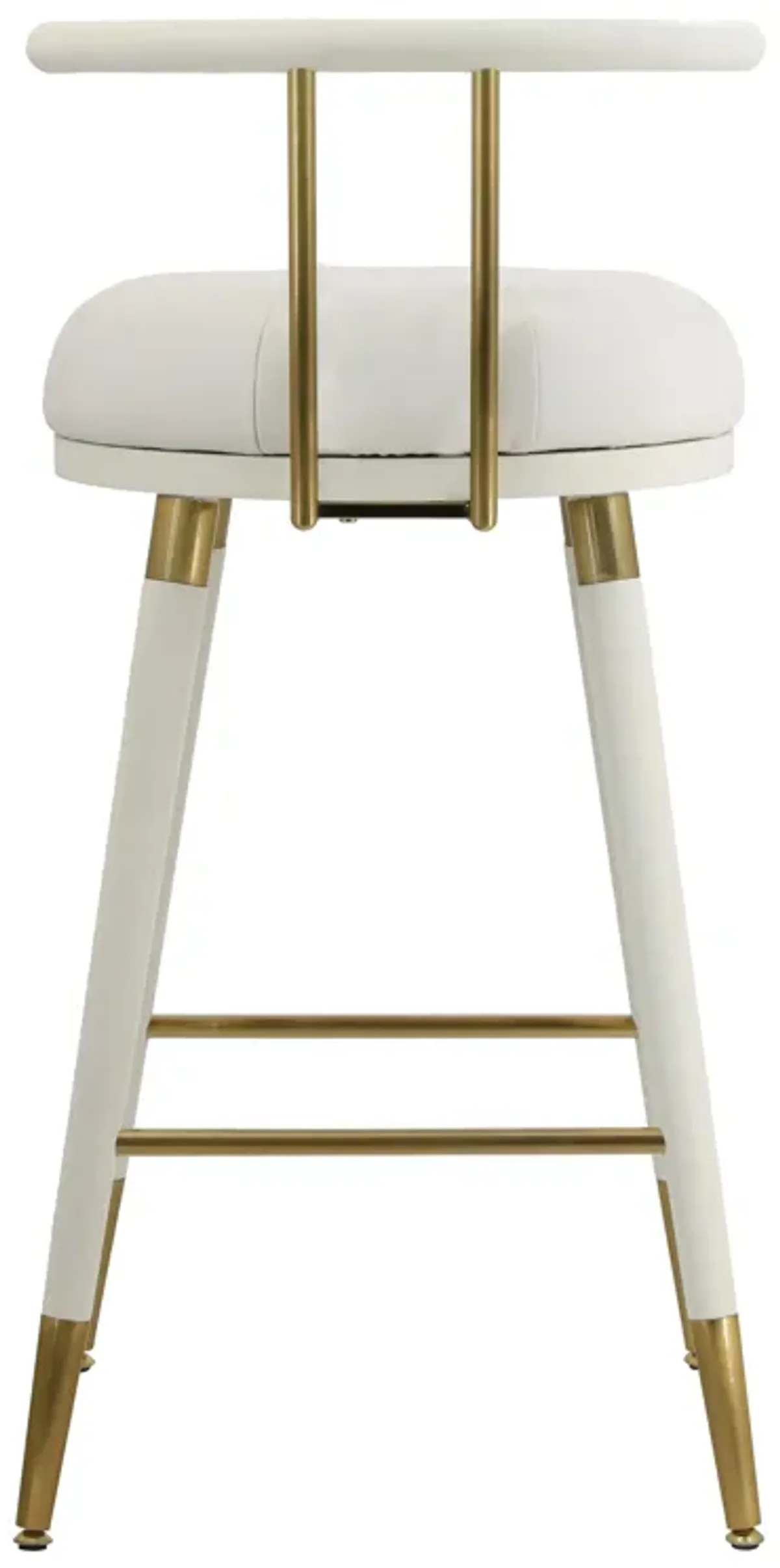 Juniper White Performance Vegan Leather Barstool