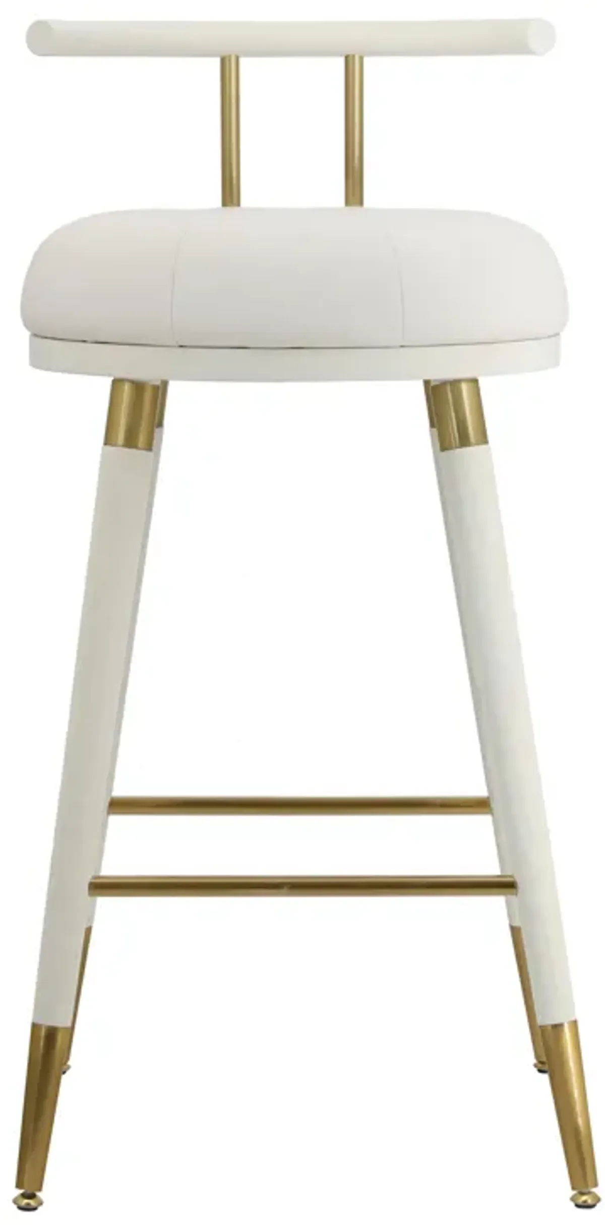 Juniper White Performance Vegan Leather Counter Stool