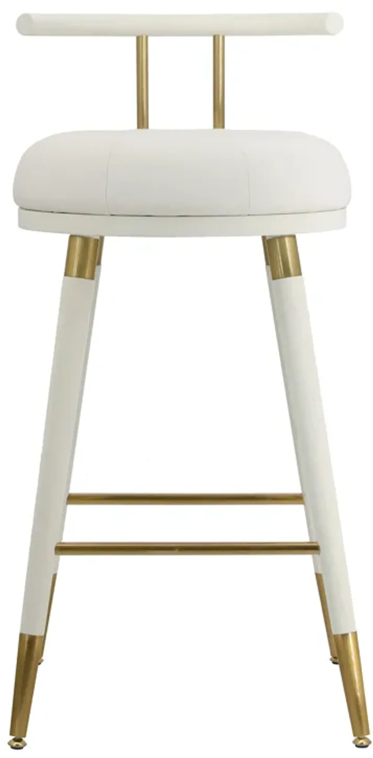 Juniper White Performance Vegan Leather Counter Stool