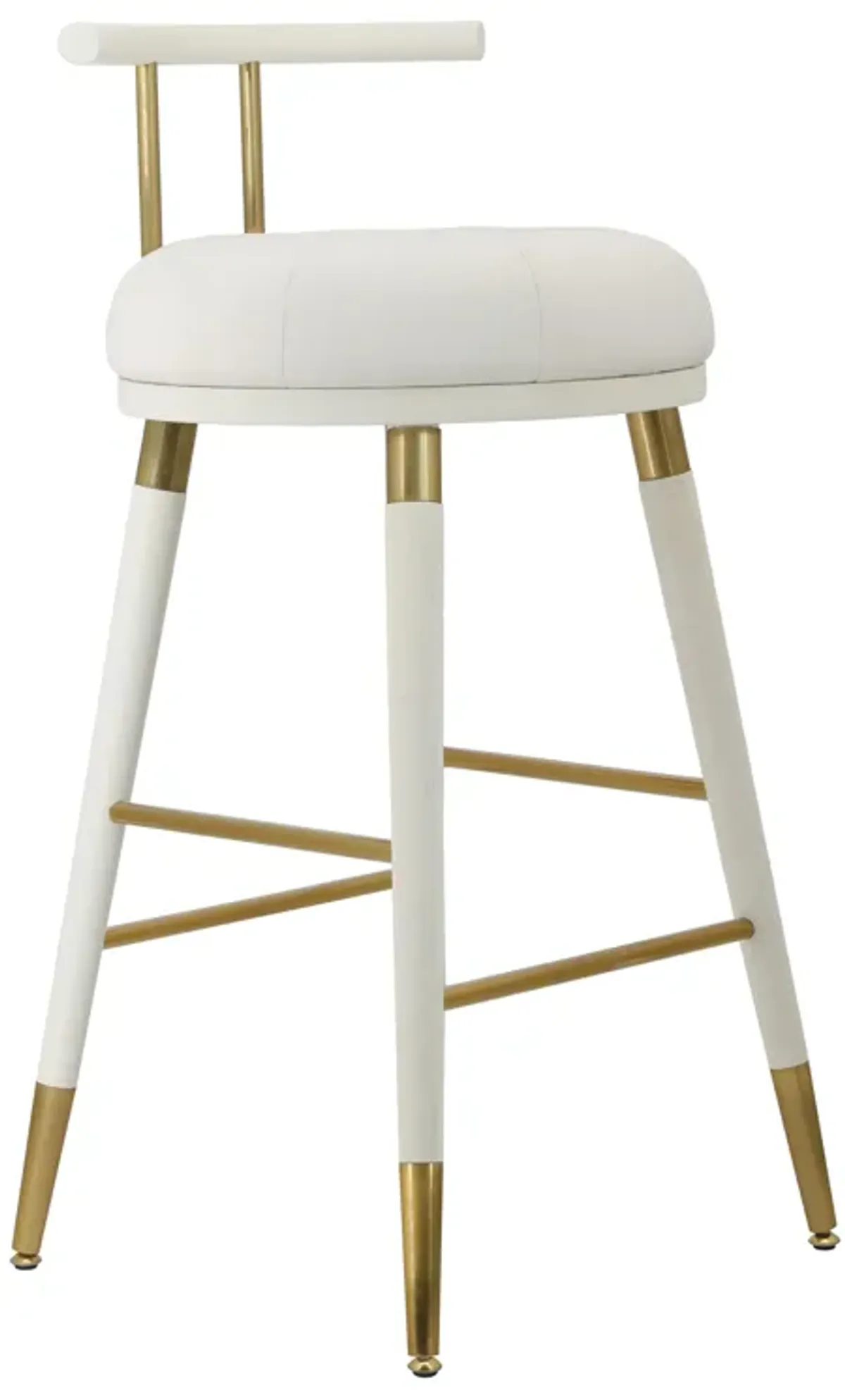 Juniper White Performance Vegan Leather Counter Stool