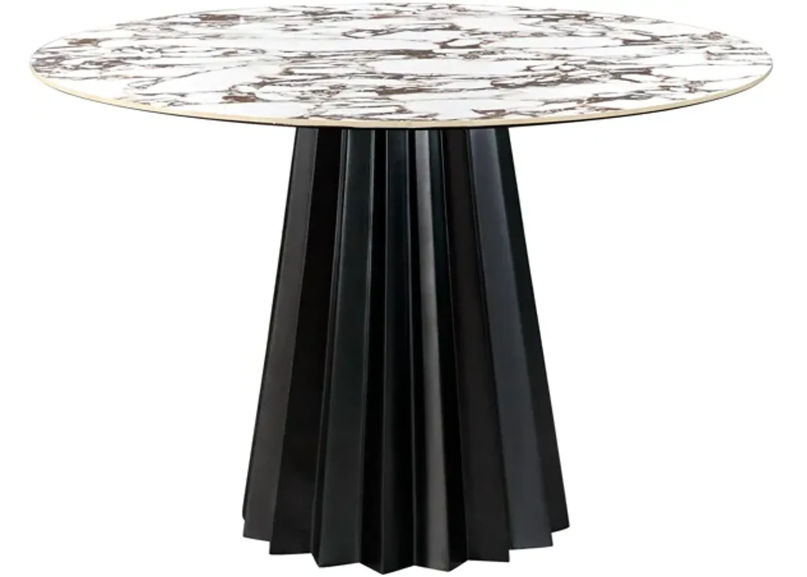 Jimena Marble Ceramic 47" Round Dining Table