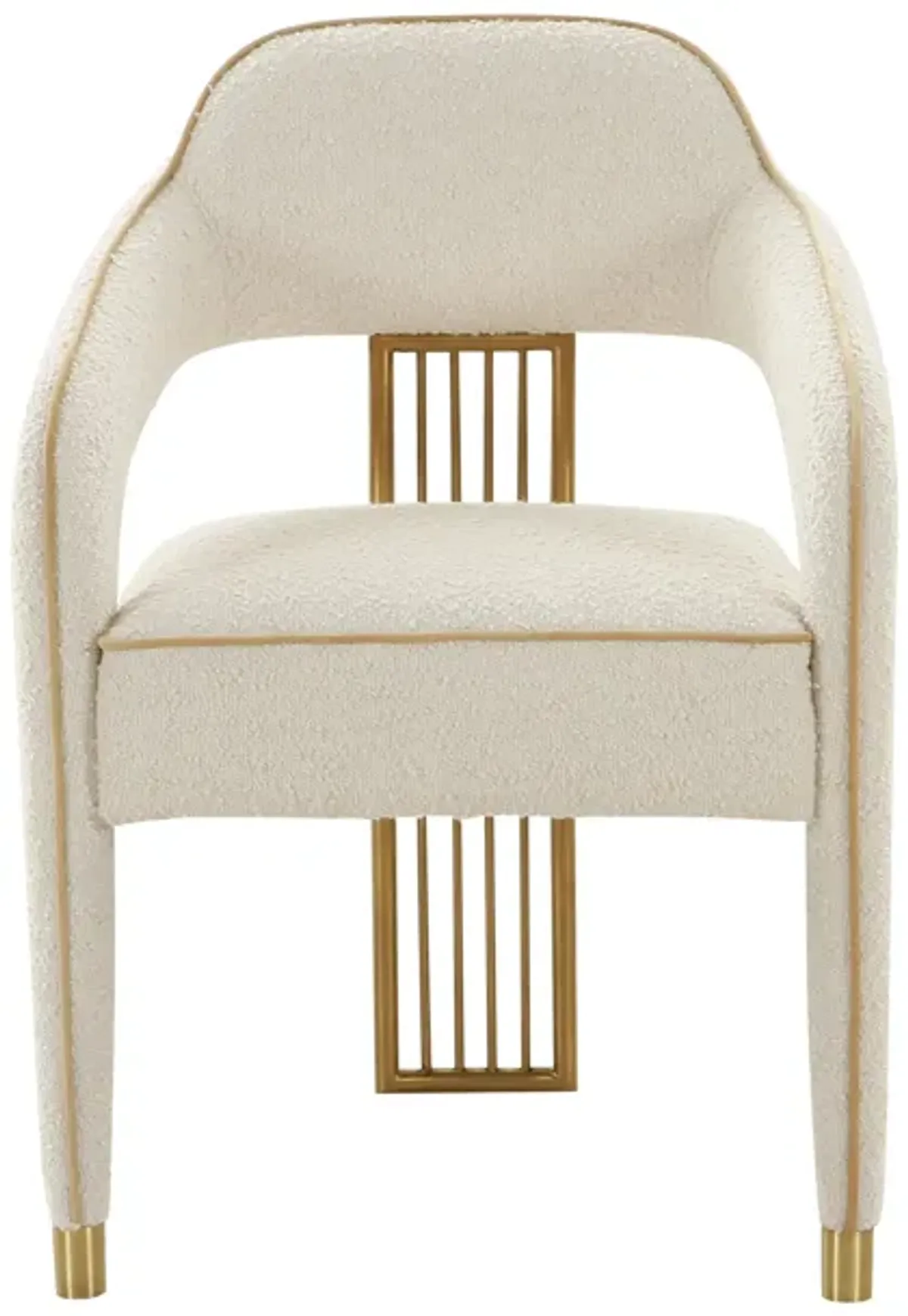 Corralis Cream Performance Boucle Dining Chair