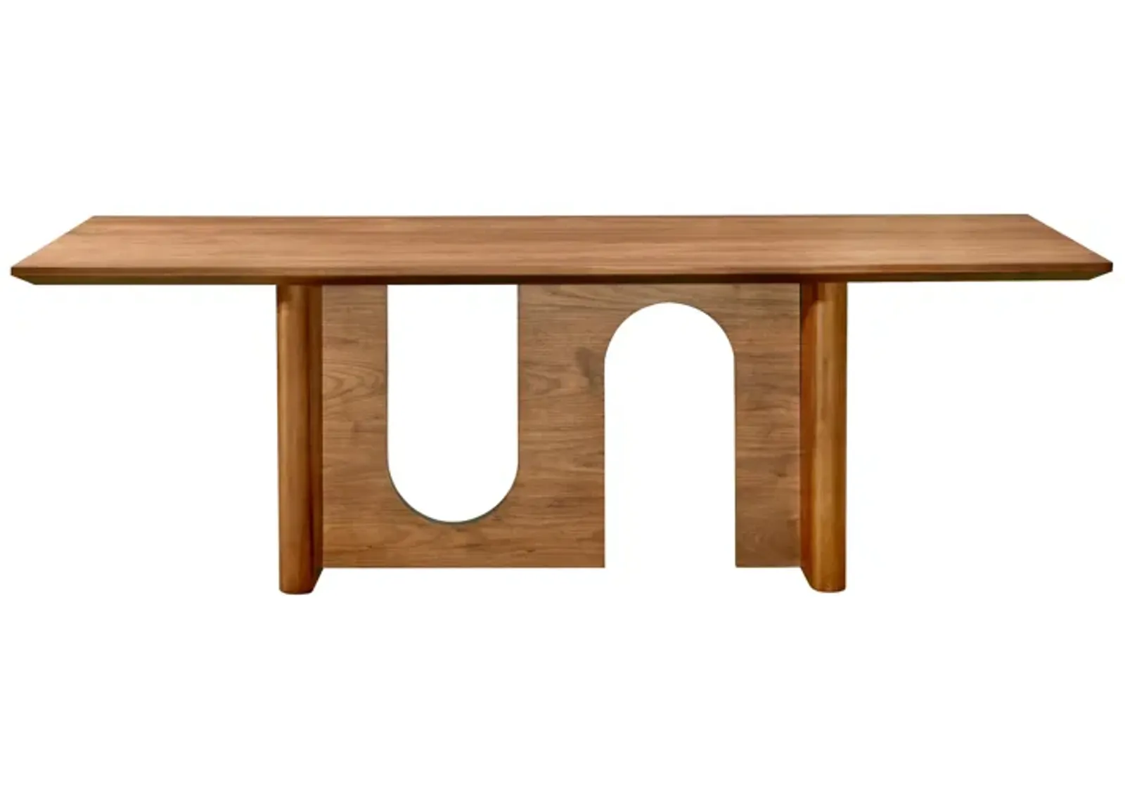 Satra Walnut Rectangular Dining Table