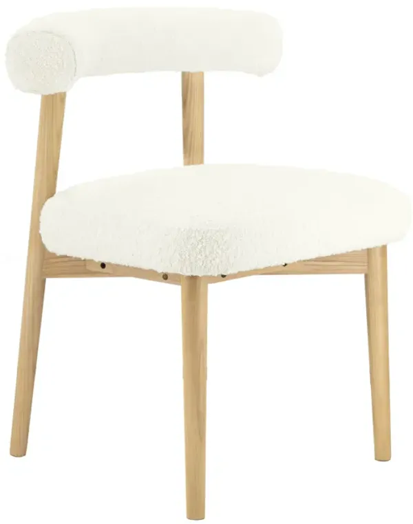 Spara Cream Performance Boucle Side Chair
