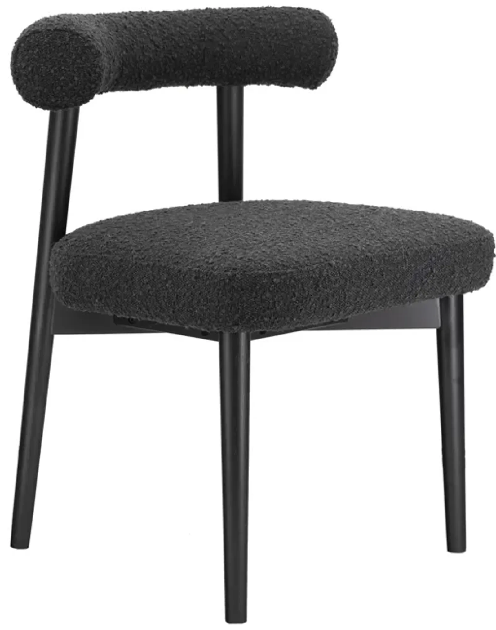 Spara Black Performance Boucle Side Chair