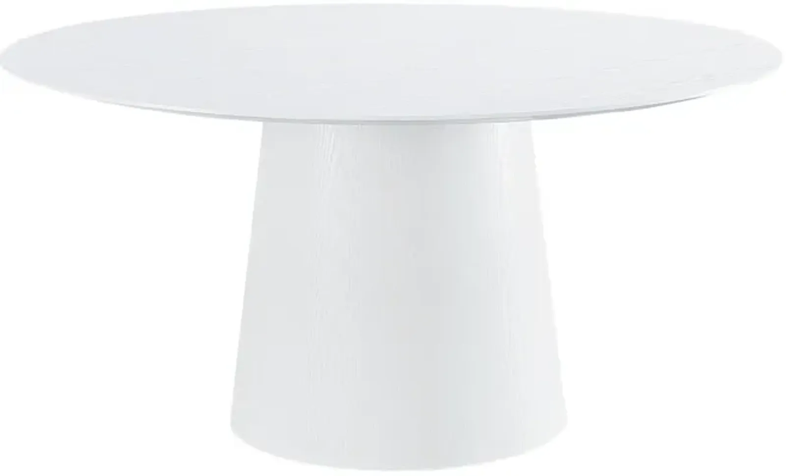 Pauline White Ash 62" Round Dining Table