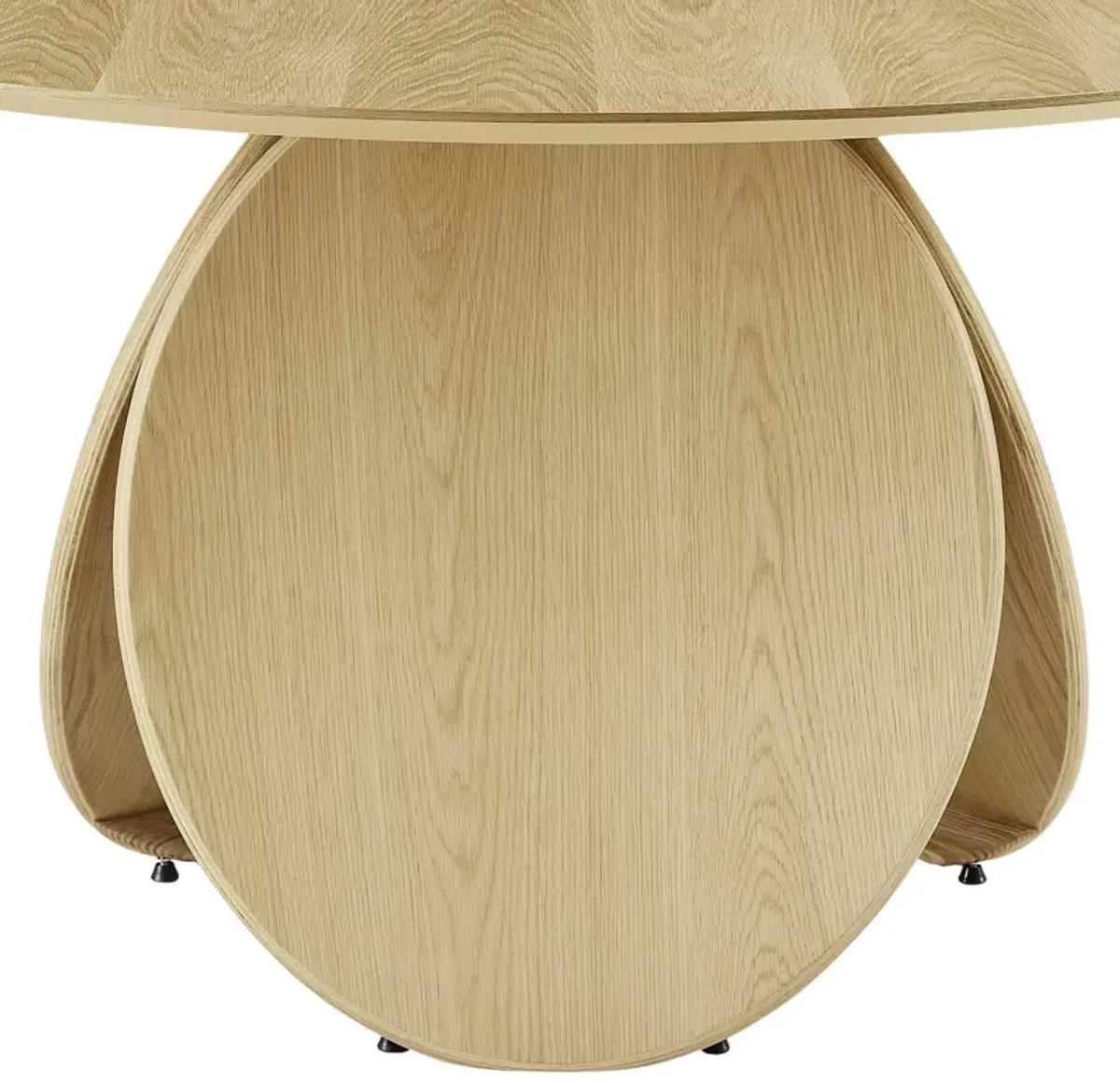 Emil Natural Oak Round Dining Table