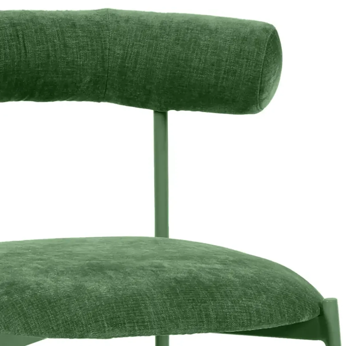 Liliana Forest Green Performance Velvet Bar Stool