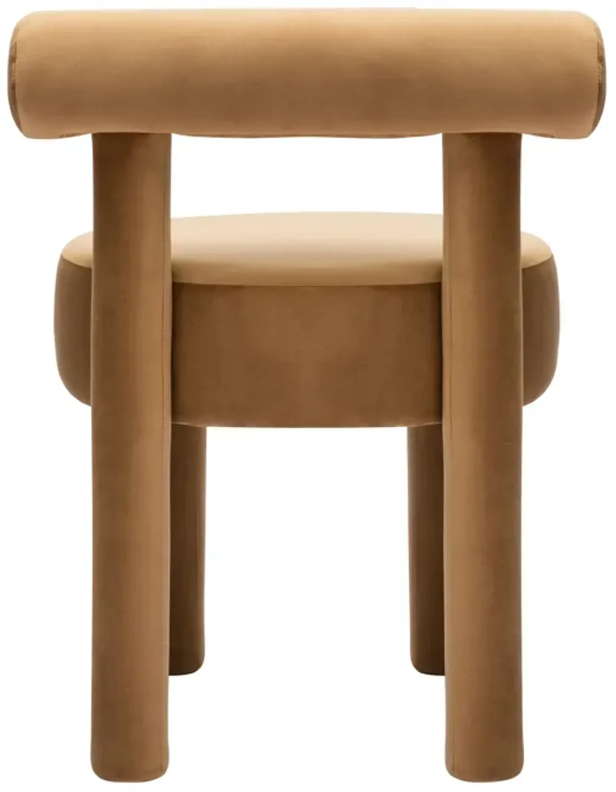 Carmel Cognac Velvet Dining Chair