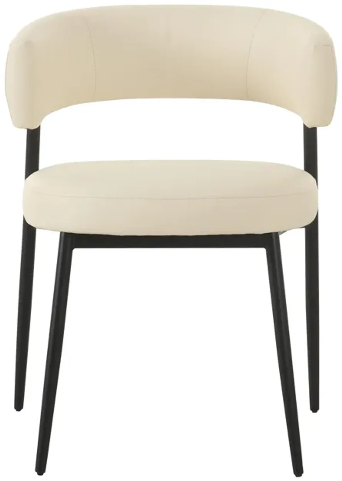 Maxine Cream Performance Vegan Leather Dining Chair