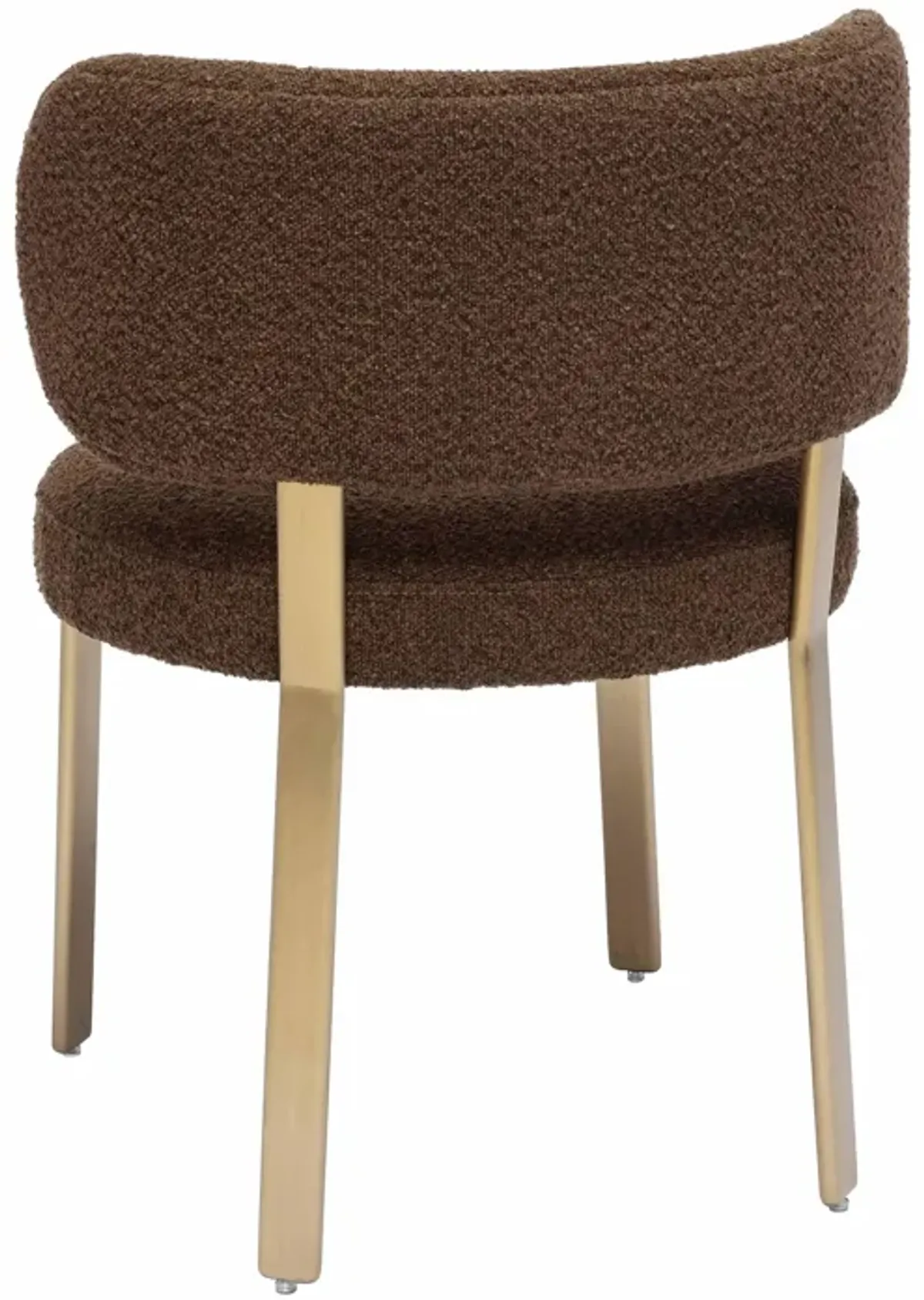 Margaret Chocolate Brown Performance Boucle Dining Chair