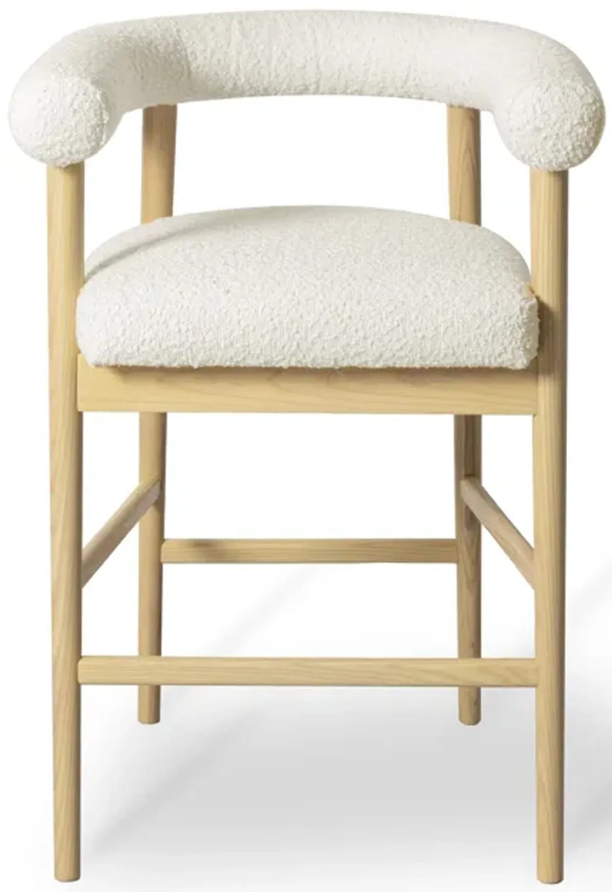 Spara Cream Performance Boucle Counter Stool