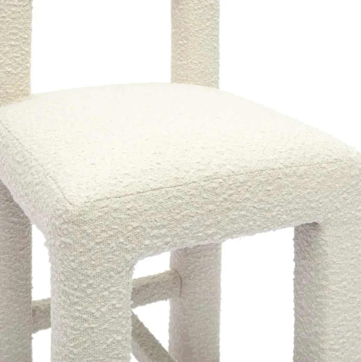 Hazel Cream Boucle Counter Stool