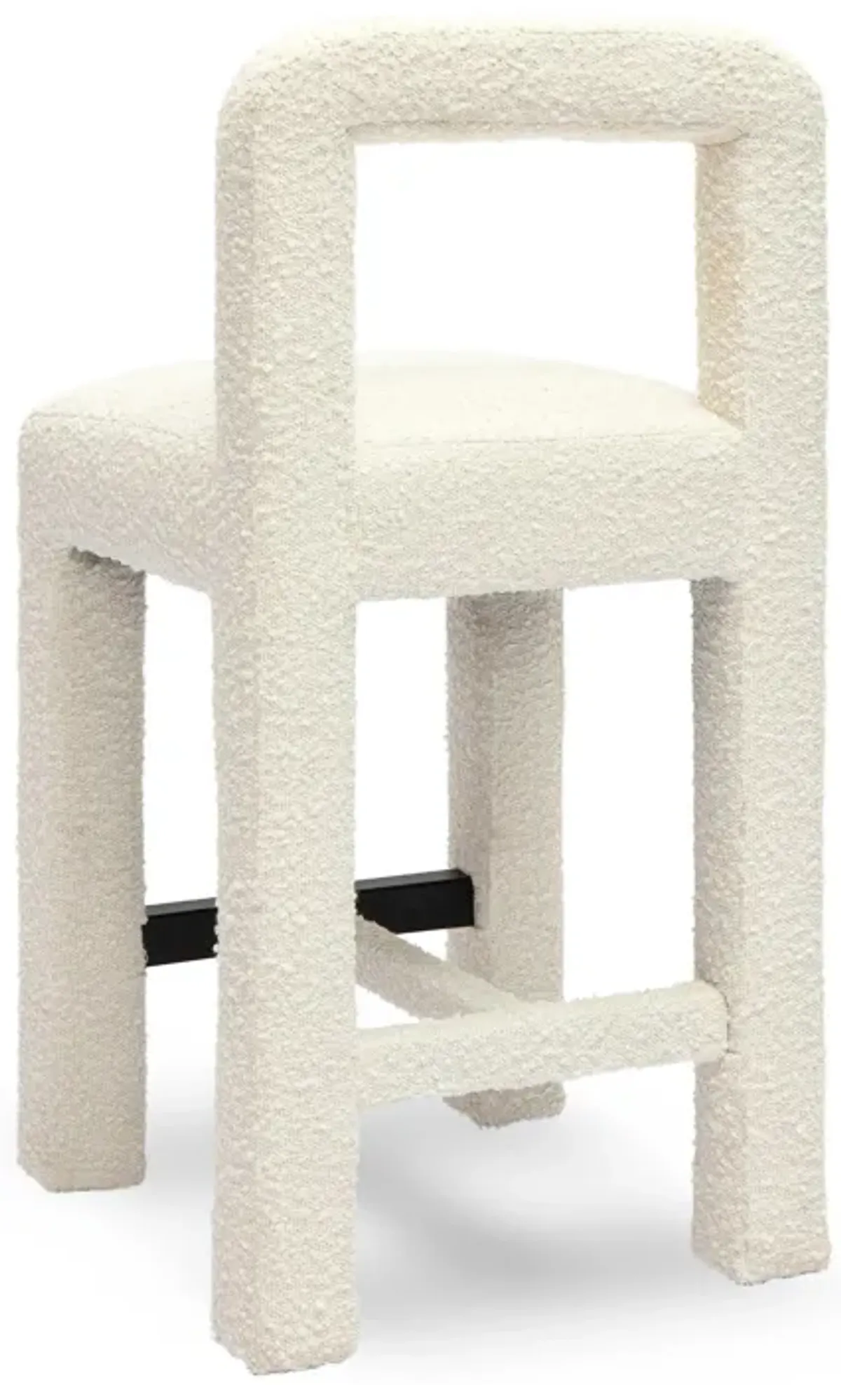 Hazel Cream Boucle Counter Stool