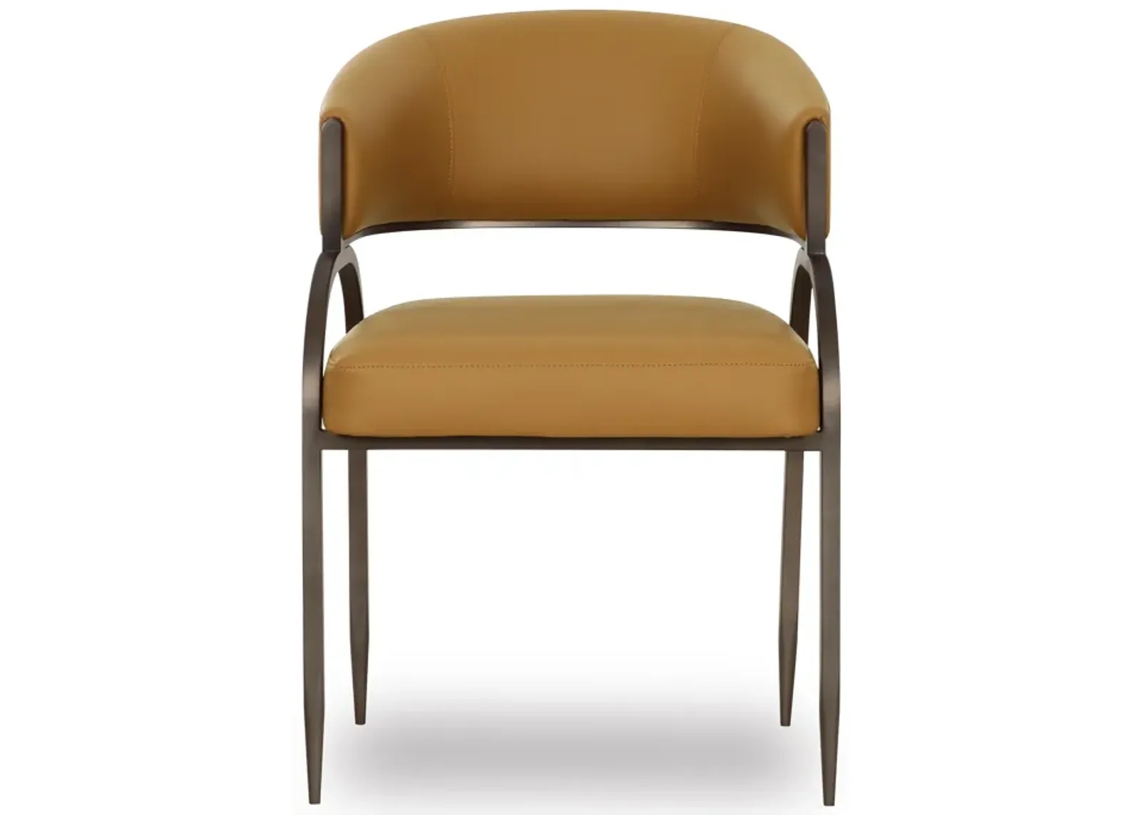 Tatum Tan Performance Vegan Leather Dining Chair