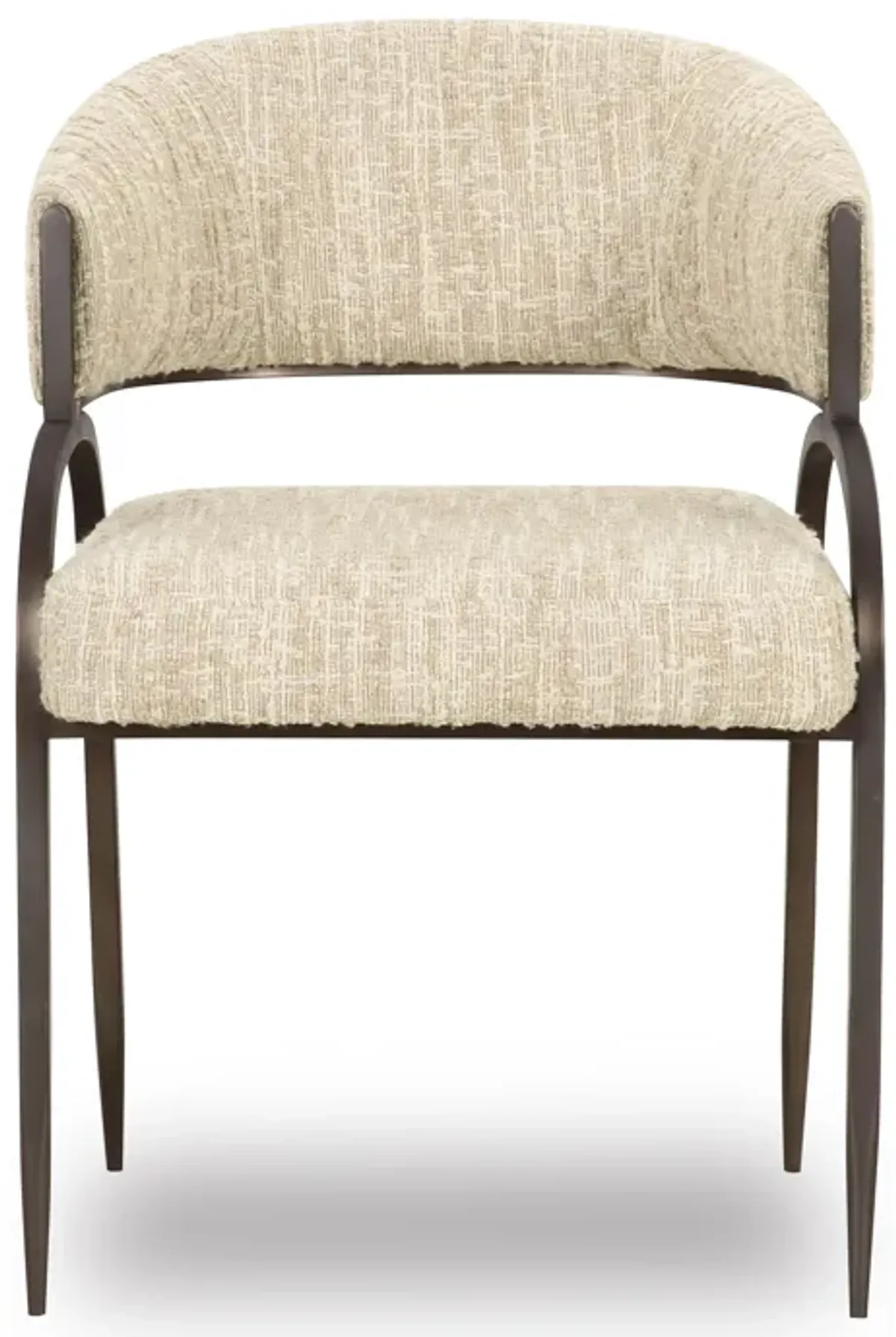 Tatum Cream Textured Performance Boucle Dining Chair