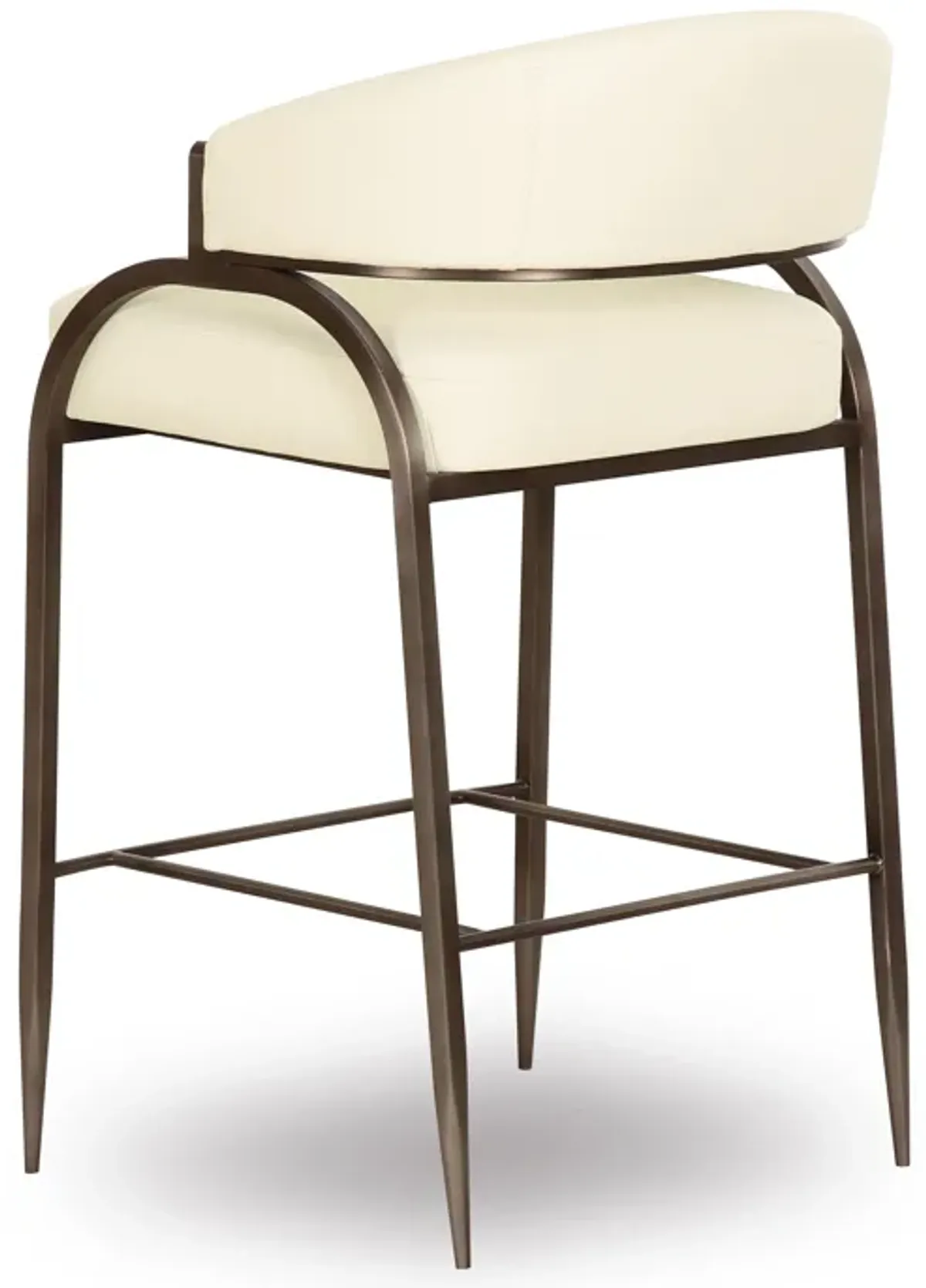 Tatum Cream Performance Vegan Leather Counter Stool