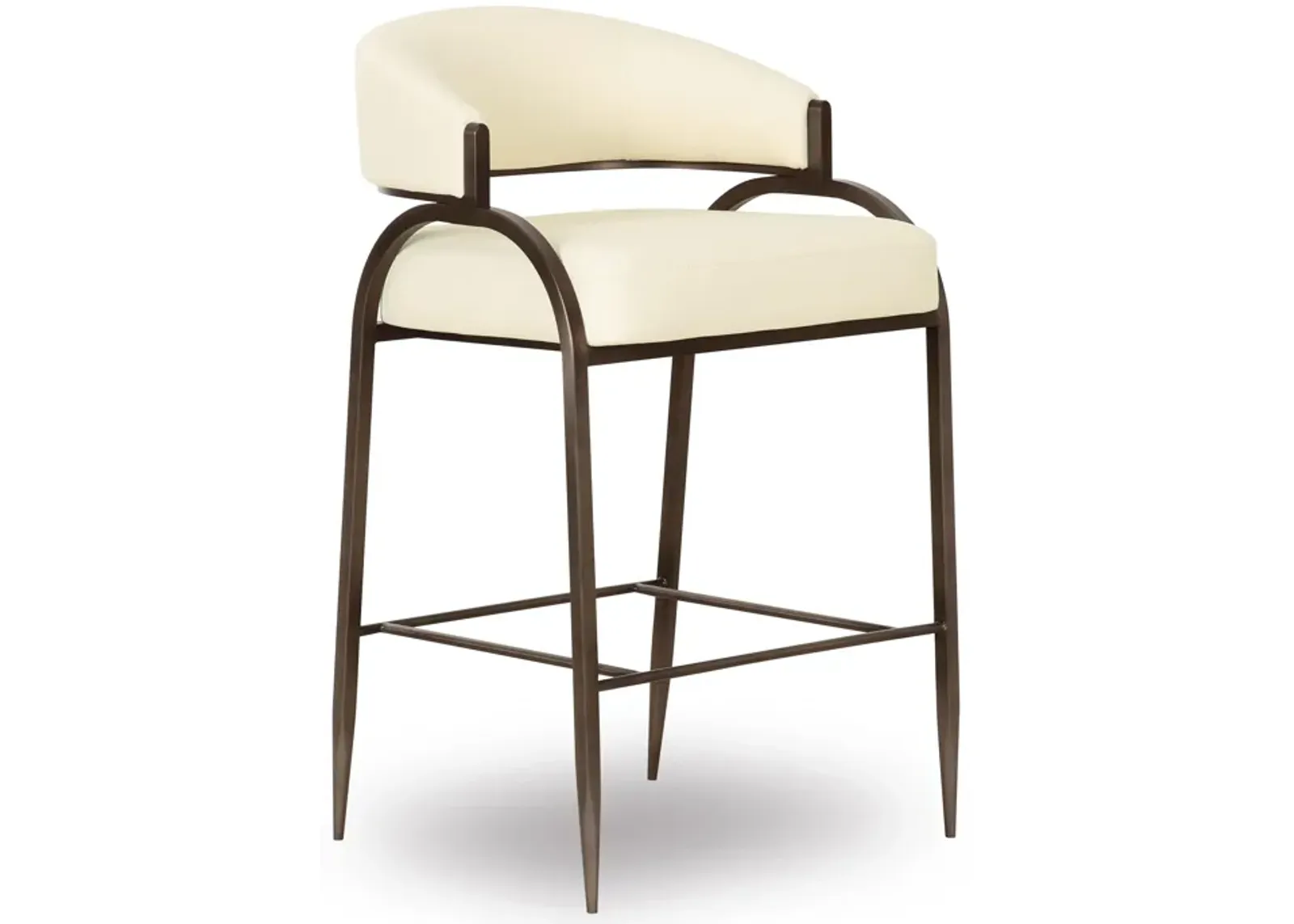 Tatum Cream Performance Vegan Leather Counter Stool