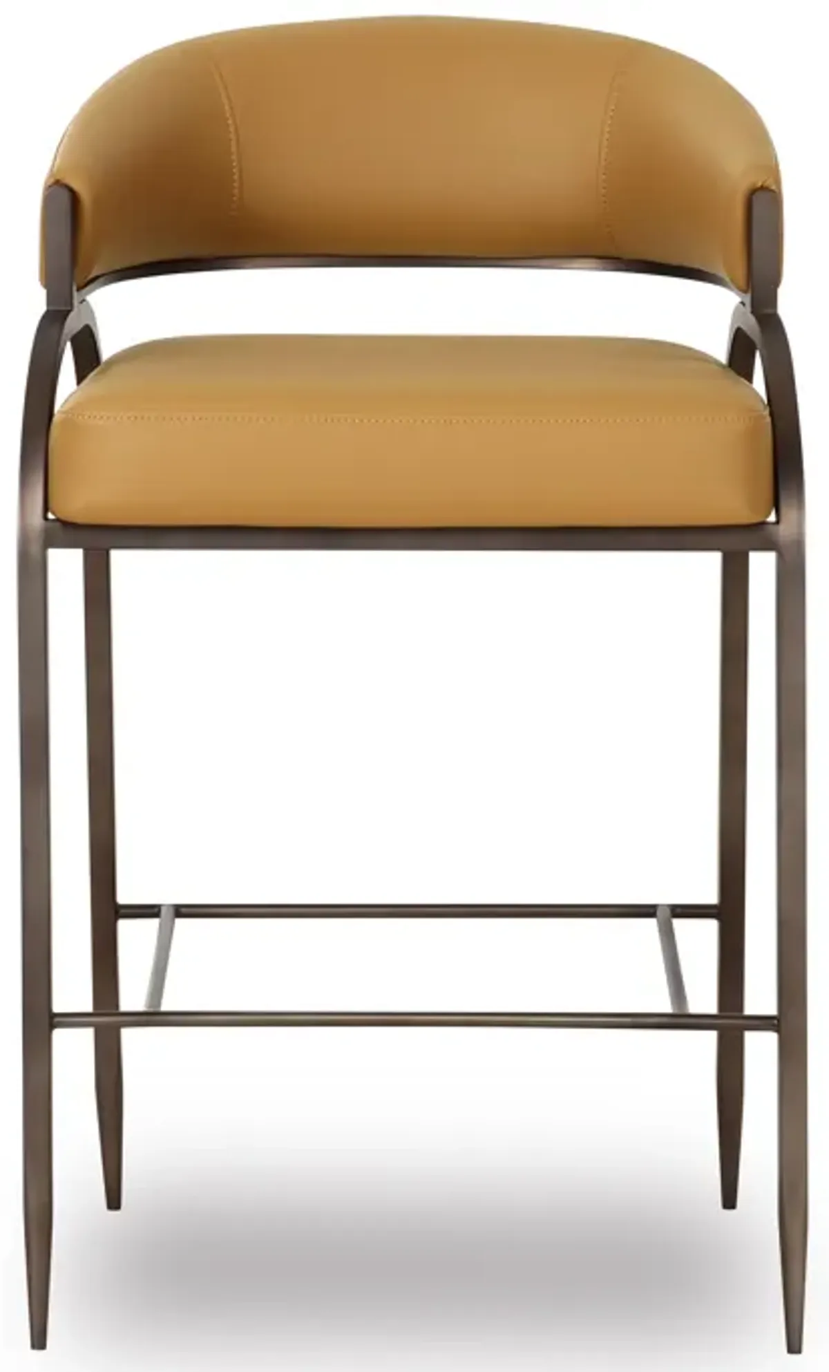 Tatum Tan Performance Vegan Leather Counter Stool