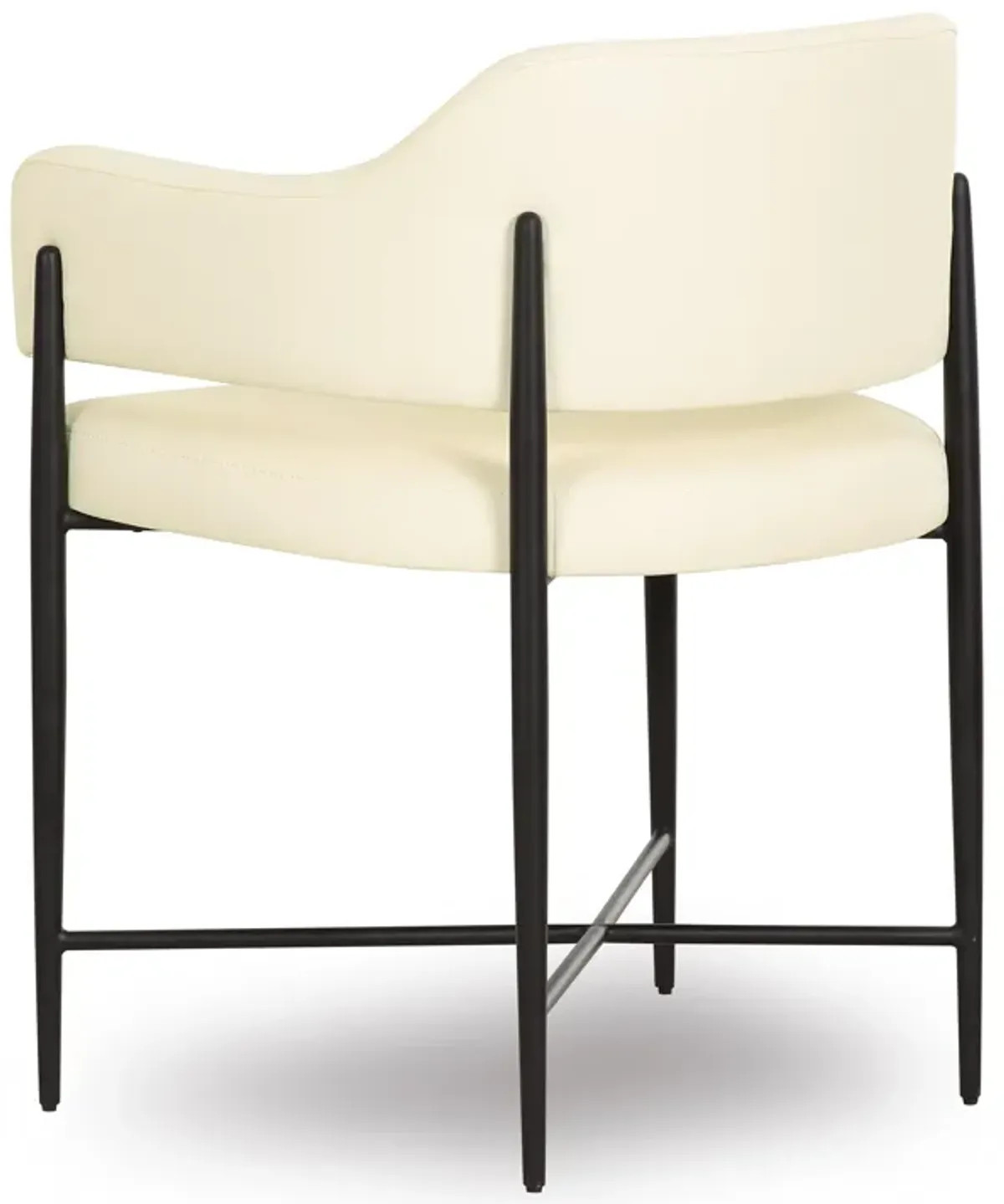 Sezanne Cream Vegan Leather Dining Chair