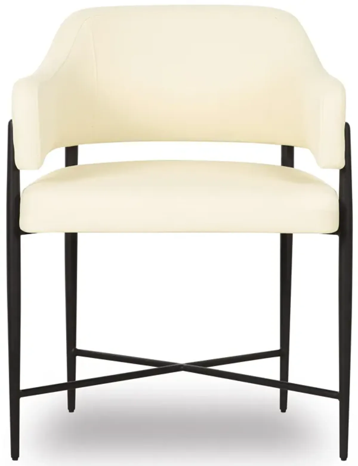 Sezanne Cream Vegan Leather Dining Chair