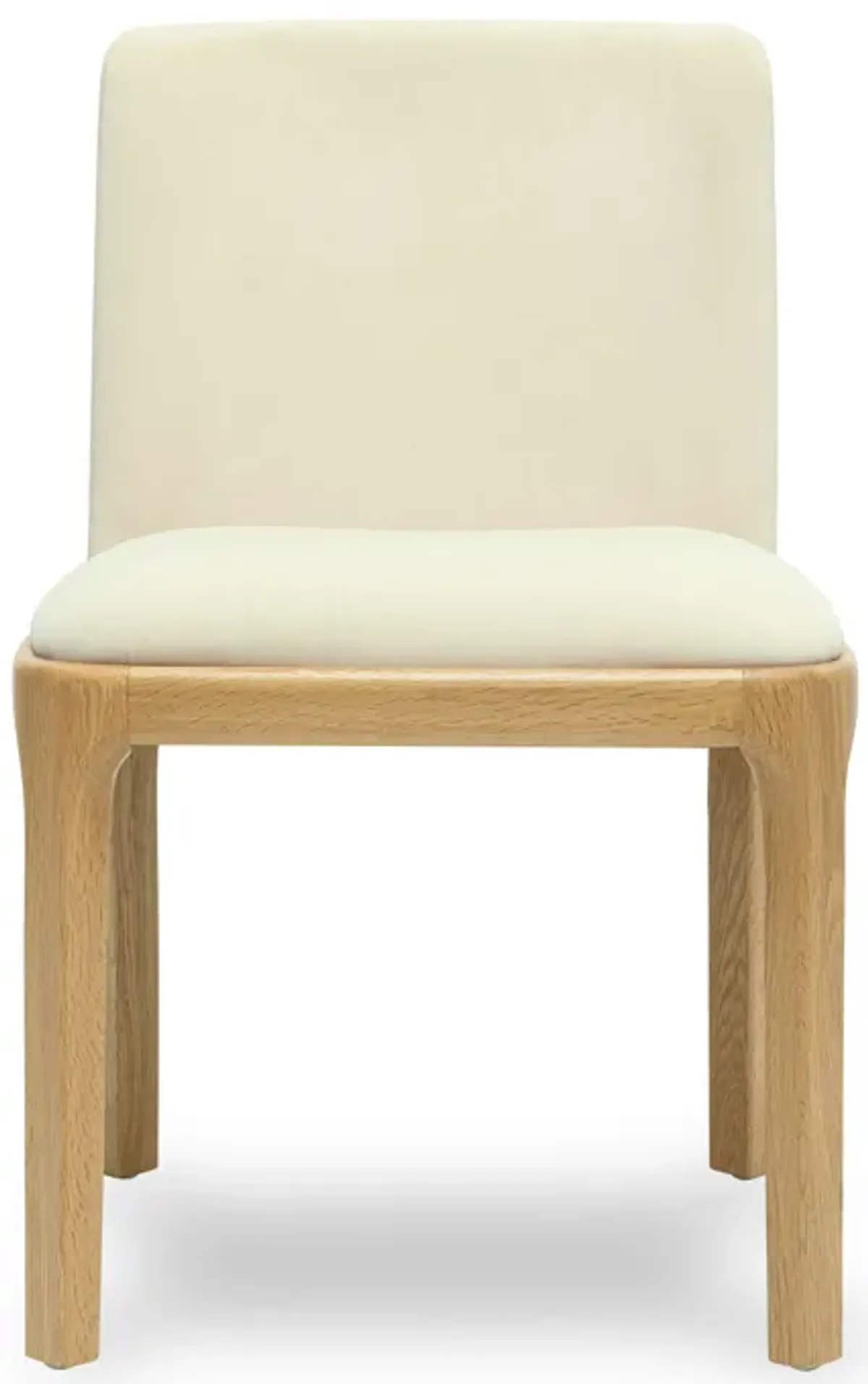 Rebecca Cream Performance Velvet Dining Chair